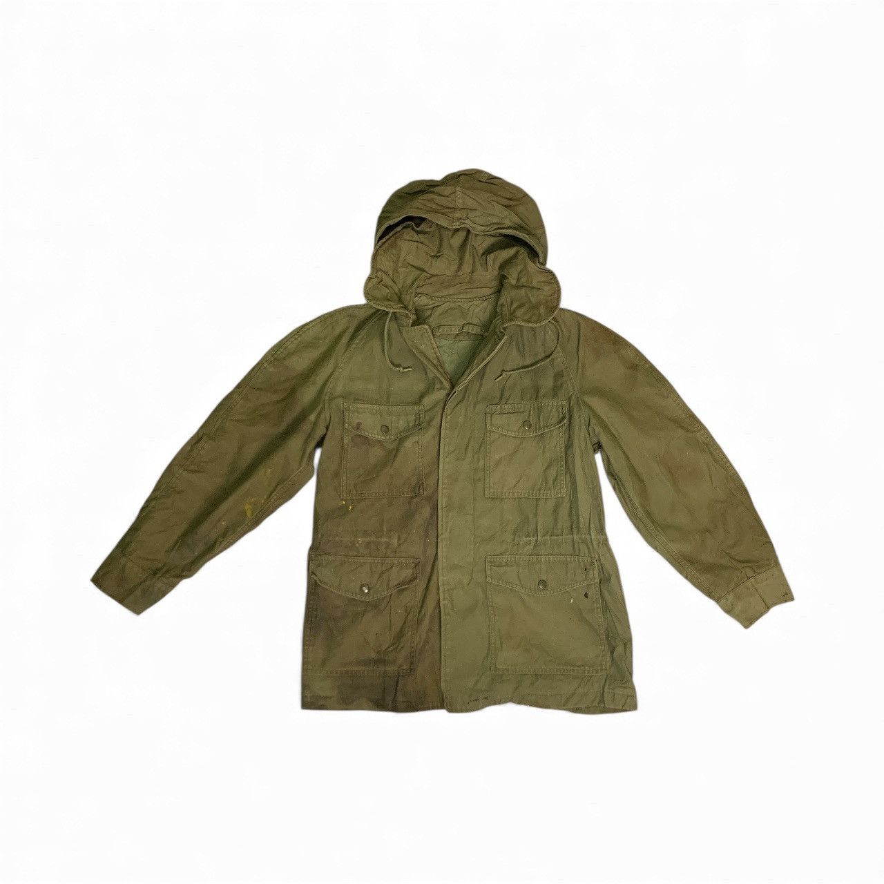 Other Rare Vintage Grade 2 USAF "Dumbo Collar" OG-107 Field Jacket Size US L / EU 52-54 / 3 - 4 Thumbnail