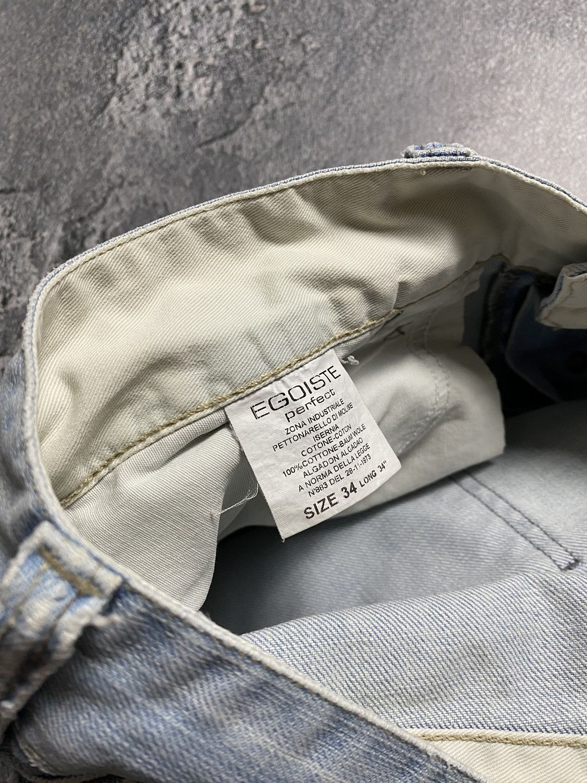 Anime × Japanese Brand Egoiste VNTG Embroidered Pulls Flare Y2K Jeans Pants Size US 34 / EU 50 - 13 Thumbnail