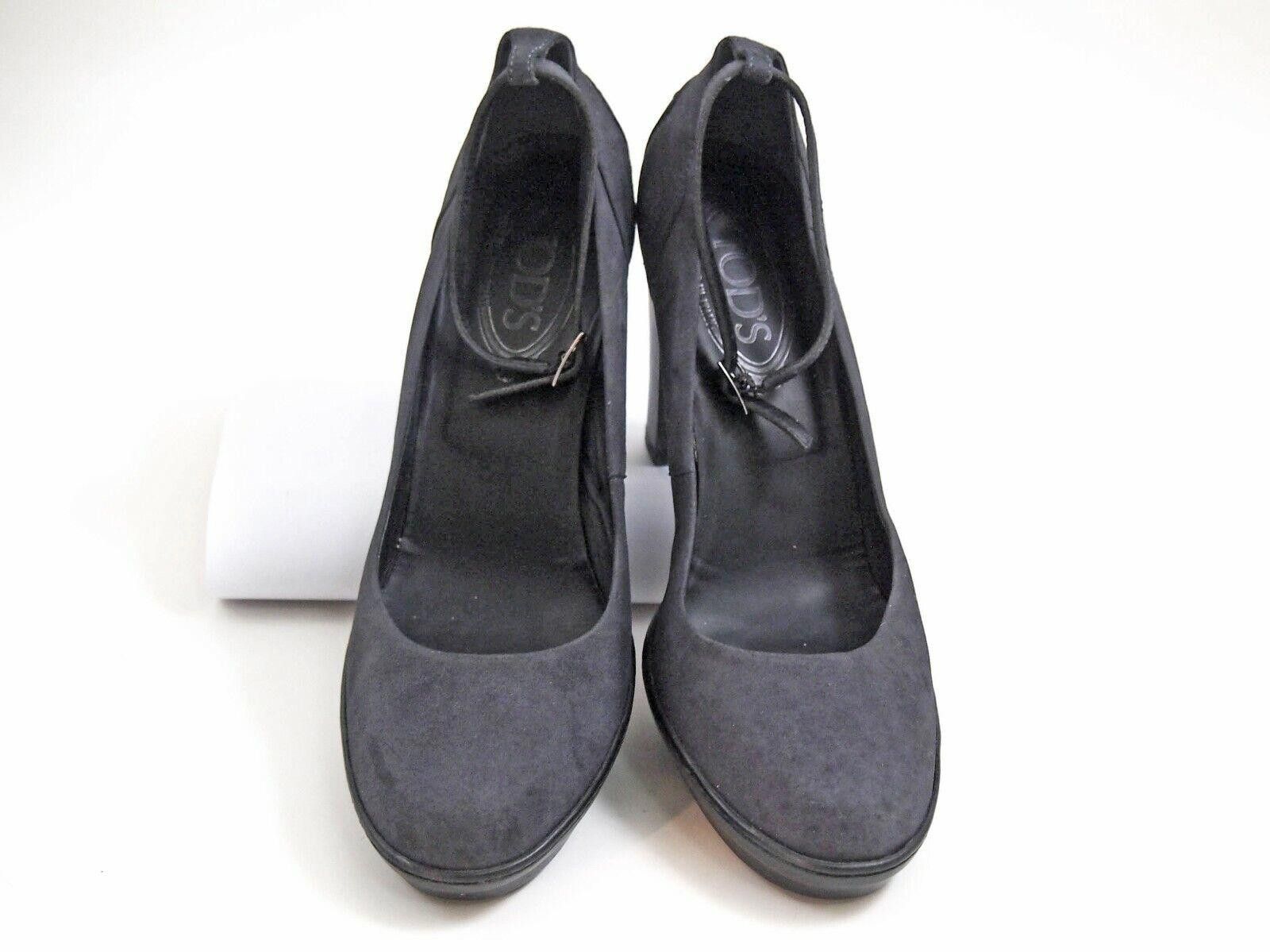 Tod's Tod's Mary Jane Heels Gray Suede Womens US 8 EU 38 Size US 8 / IT 38 - 3 Thumbnail