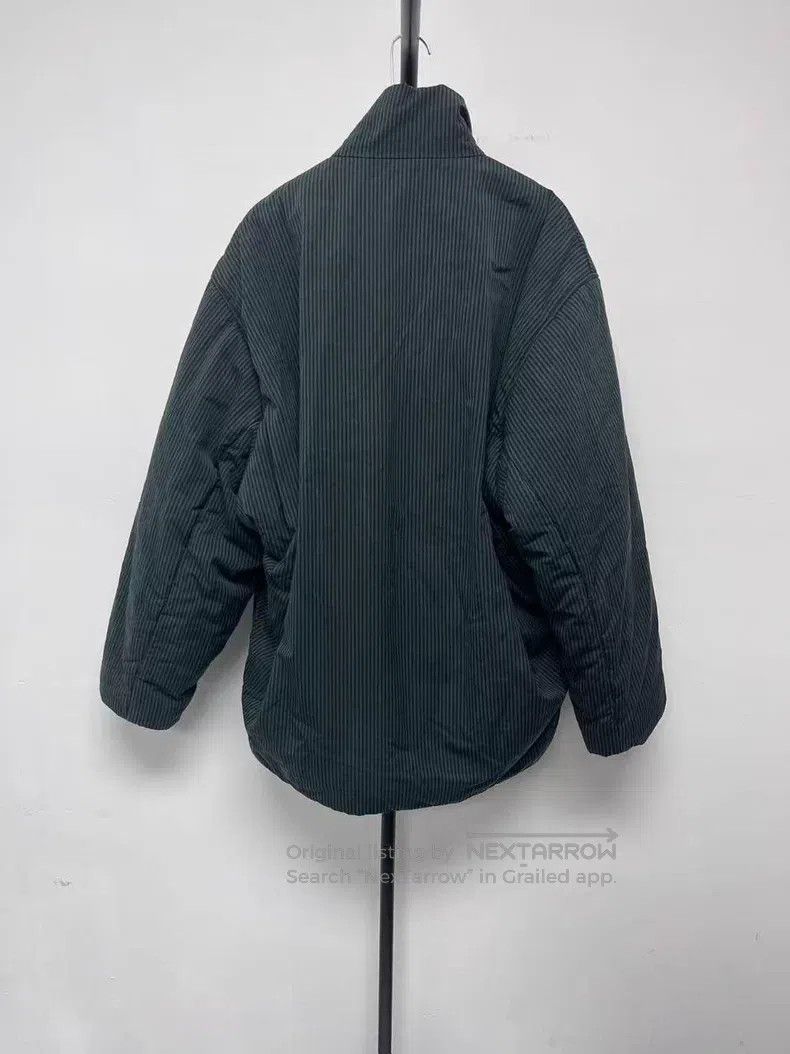 Balenciaga Balenciaga Dark Green Striped Cotton-Padded Thick Coat wit Size US S / EU 44-46 / 1 - 2 Thumbnail