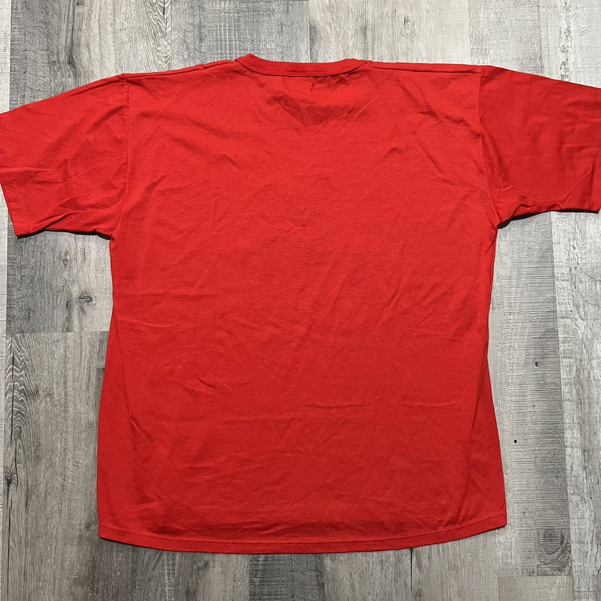 Russell Athletic × Vintage VTG American Pit Bull Terrier Red 1980s Bully Dog USA Shirt Size US XL / EU 56 / 4 - 2 Thumbnail