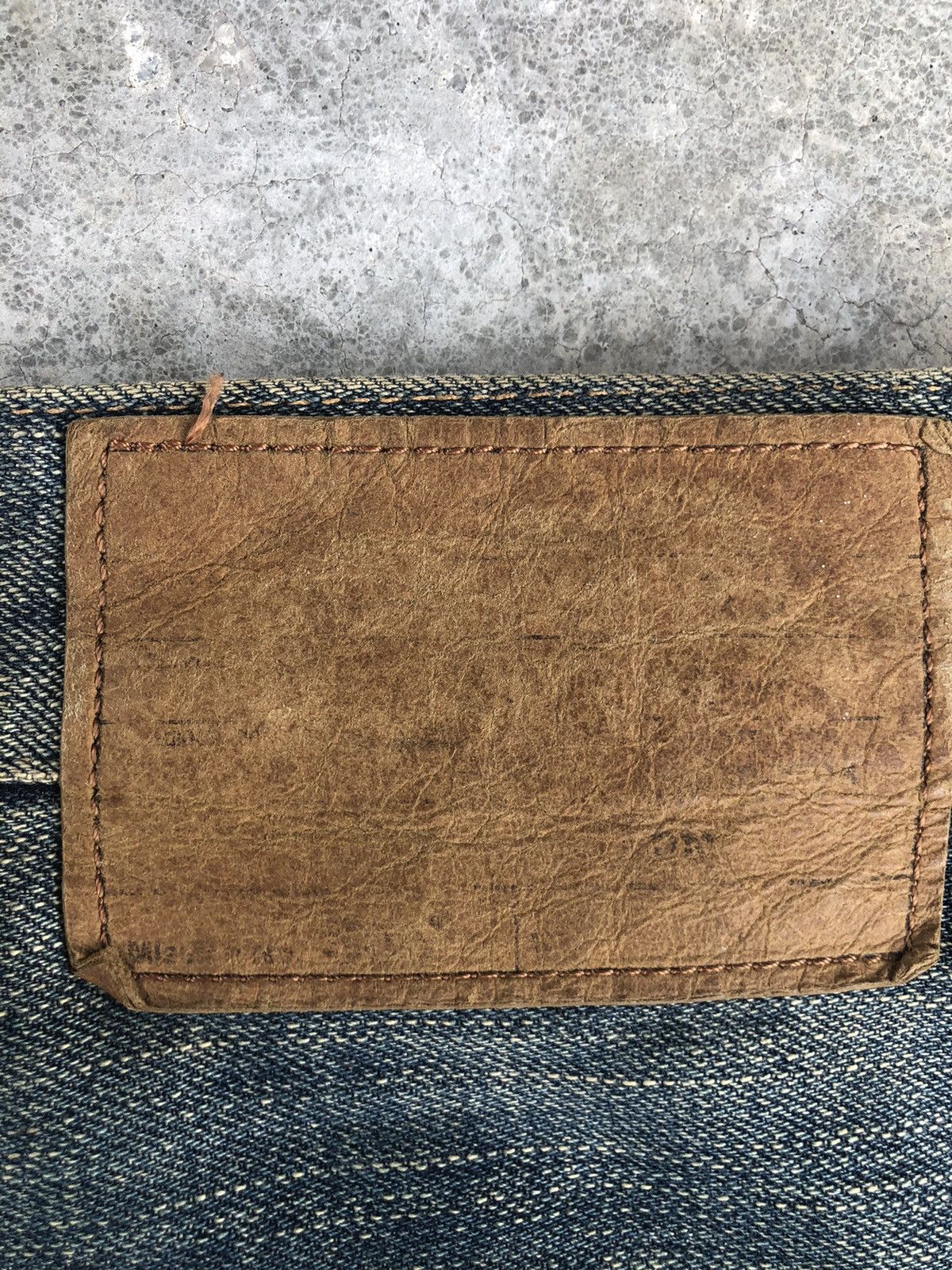 Kapital Vintage Edwin 505 Orange Tab Distressed Denim Size US 32 / EU 48 - 21 Thumbnail