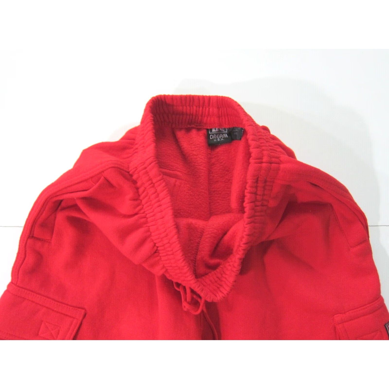 Vintage VINTAGE Dream U.S.A Cotton Jersey Red Cargo Bermuda Sweat Short Men L Size US L / EU 52-54 / 3 - 4 Thumbnail