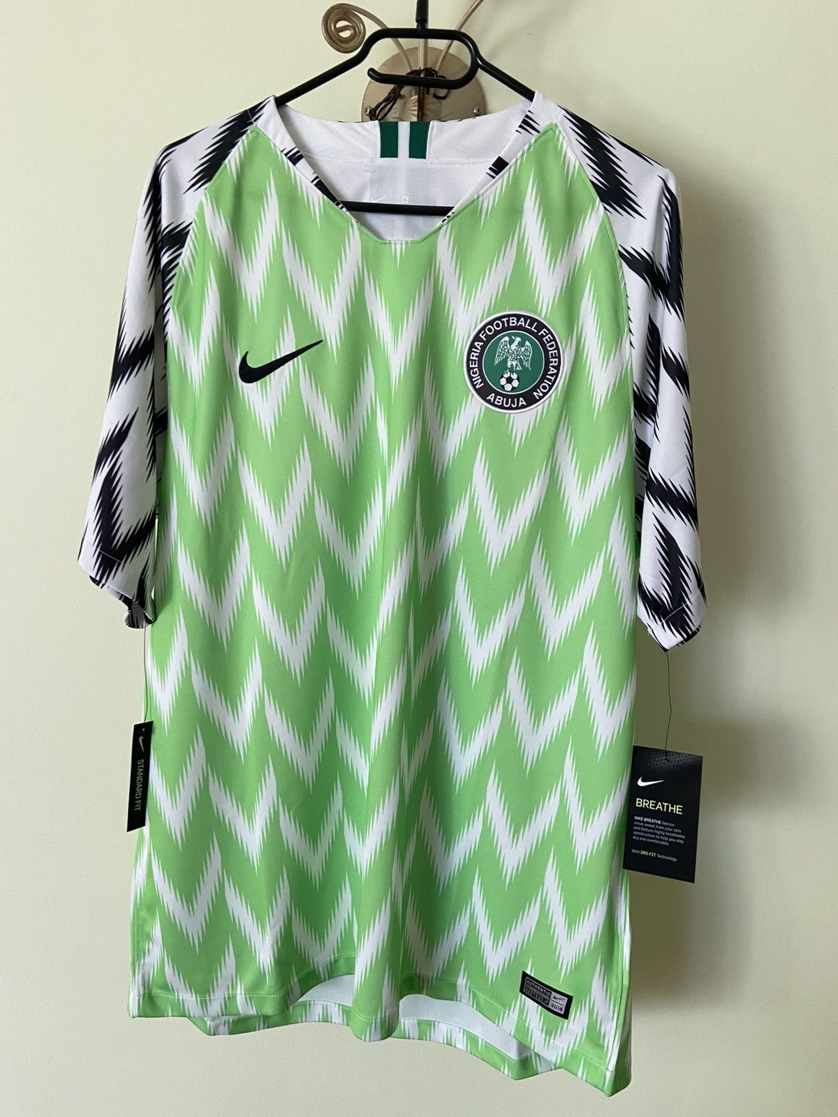 Nike Nike Nigeria 2018 World cup Size US XL / EU 56 / 4 - 1 Thumbnail