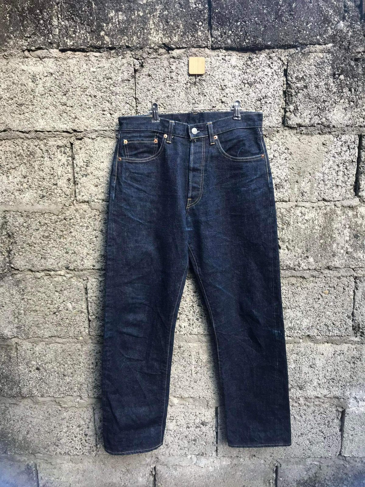 image of Anatomica By Wakouwa x Avant Garde Anatomica Lot 618 Selvedge Jeans in Raw Denim, Men's (Size 32)