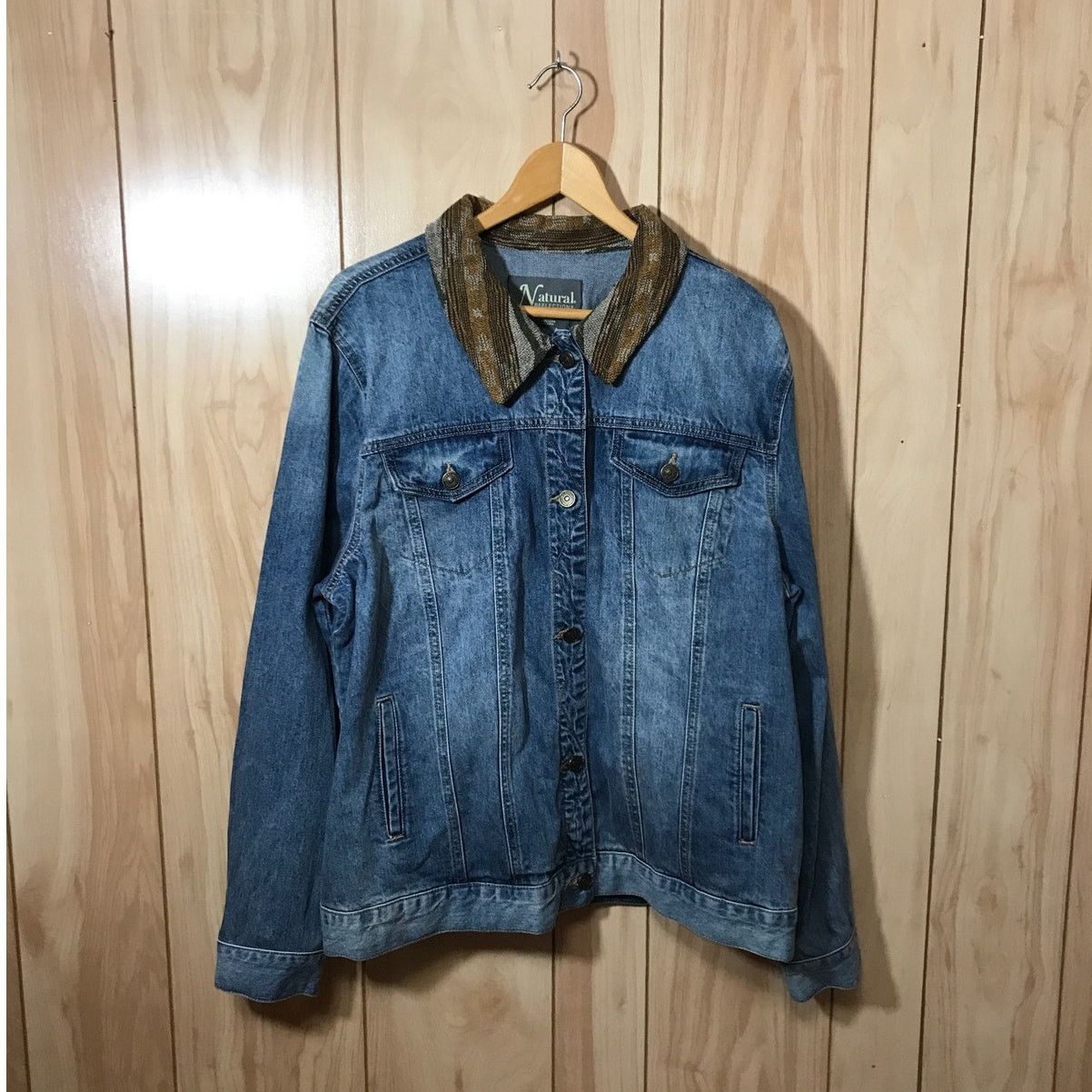 Other Natural Reflections Denim Long Sleeve Jean Jacket XXL Size XXL / US 16-18 / IT 52-54 - 1 Thumbnail