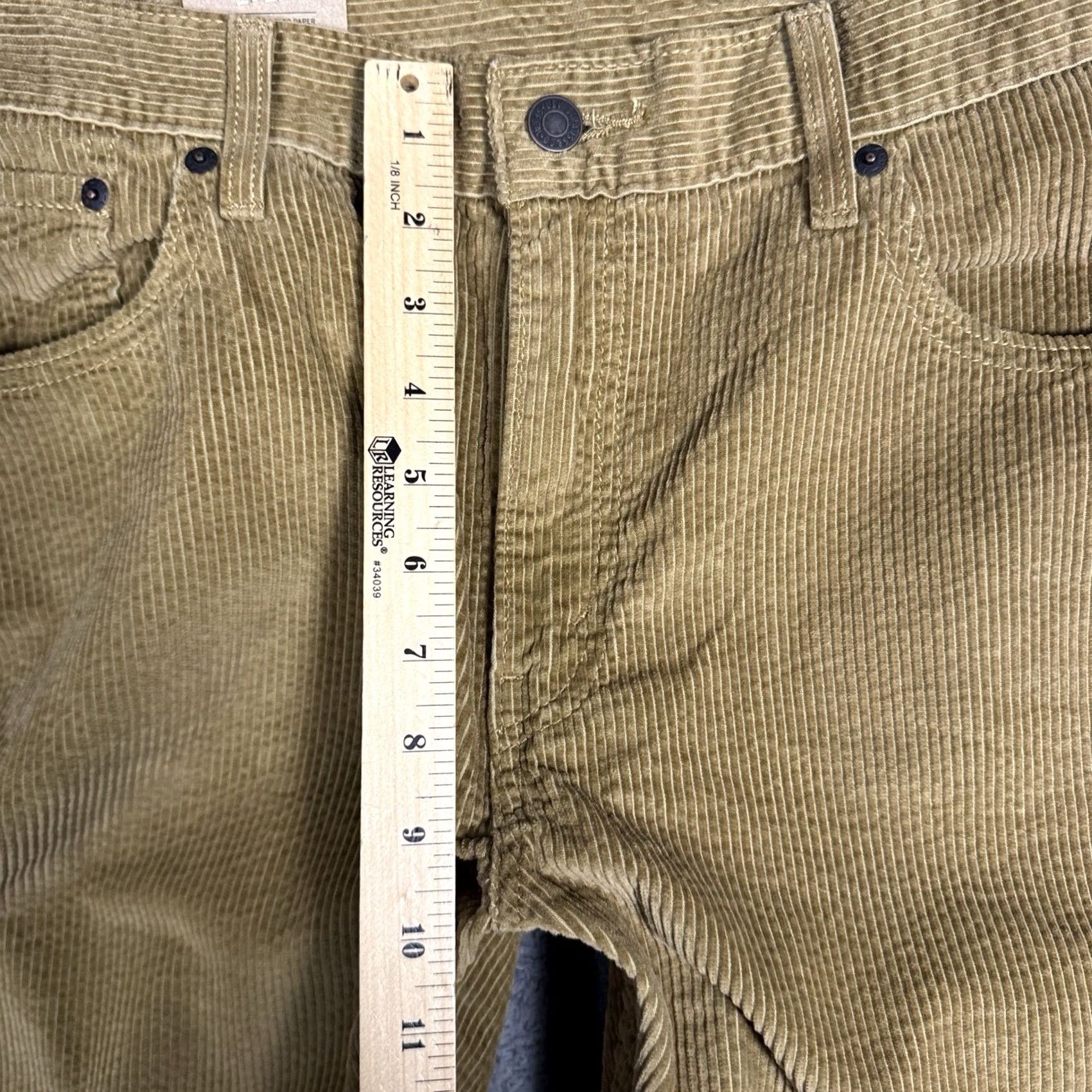 Levi's Levi's Mens 511 Slim Fit Straight Leg Corduroy Chino Pants 32x30 Brown 5 Pocket Trouser Size US 32 / EU 48 - 6 Thumbnail