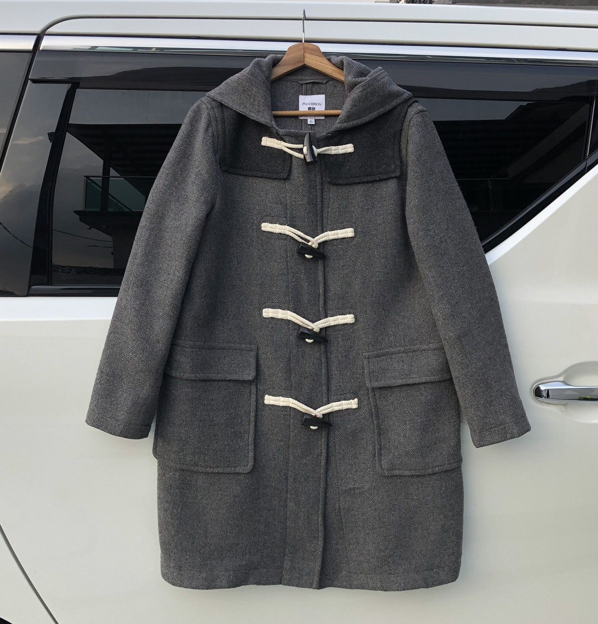 Jil Sander × Uniqlo Uniqlo X JW Anderson Duffle Wool Coat Jacket Size US L / EU 52-54 / 3 - 3 Thumbnail