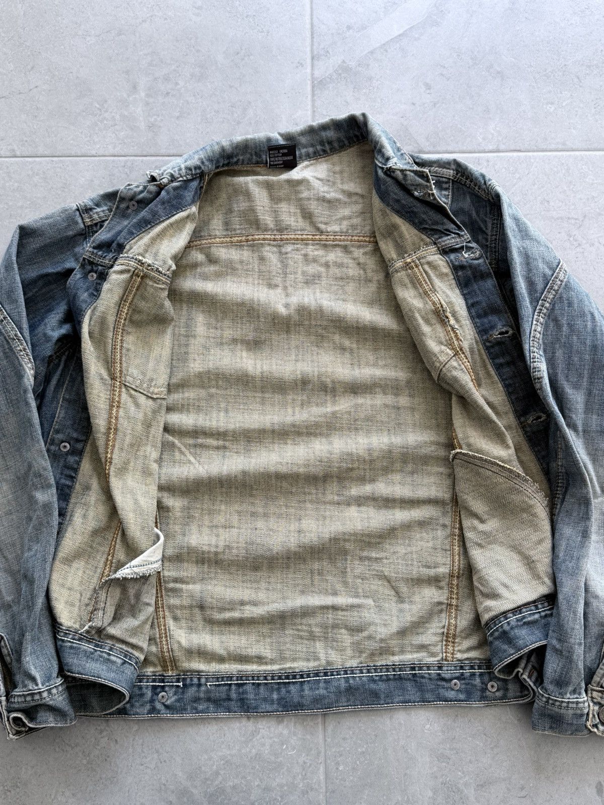 Diesel 00s Diesel Washed Faded Denim Jacket Size US M / EU 48-50 / 2 - 8 Thumbnail