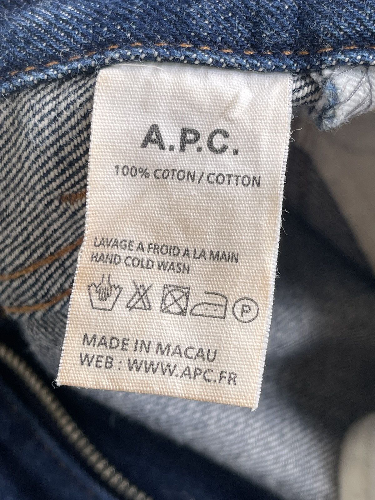 A.P.C. A.P.C Denim Mini Skirt Size 30" / US 8 / IT 44 - 6 Thumbnail