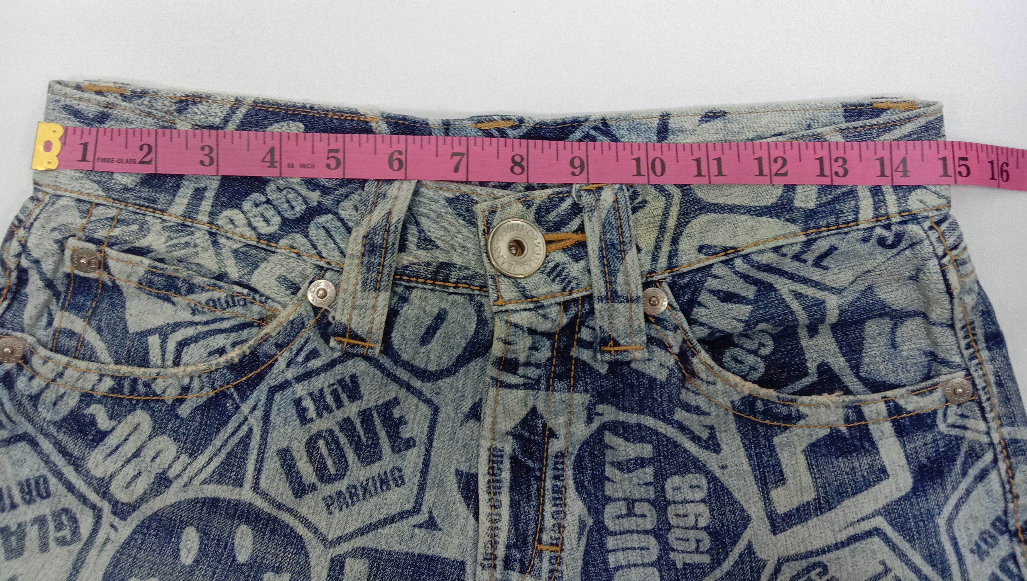 Hysteric Glamour Japanese Flare Co&Lu Full Print Hysteric Glamour Style Jeans Size US 29 - 11 Thumbnail