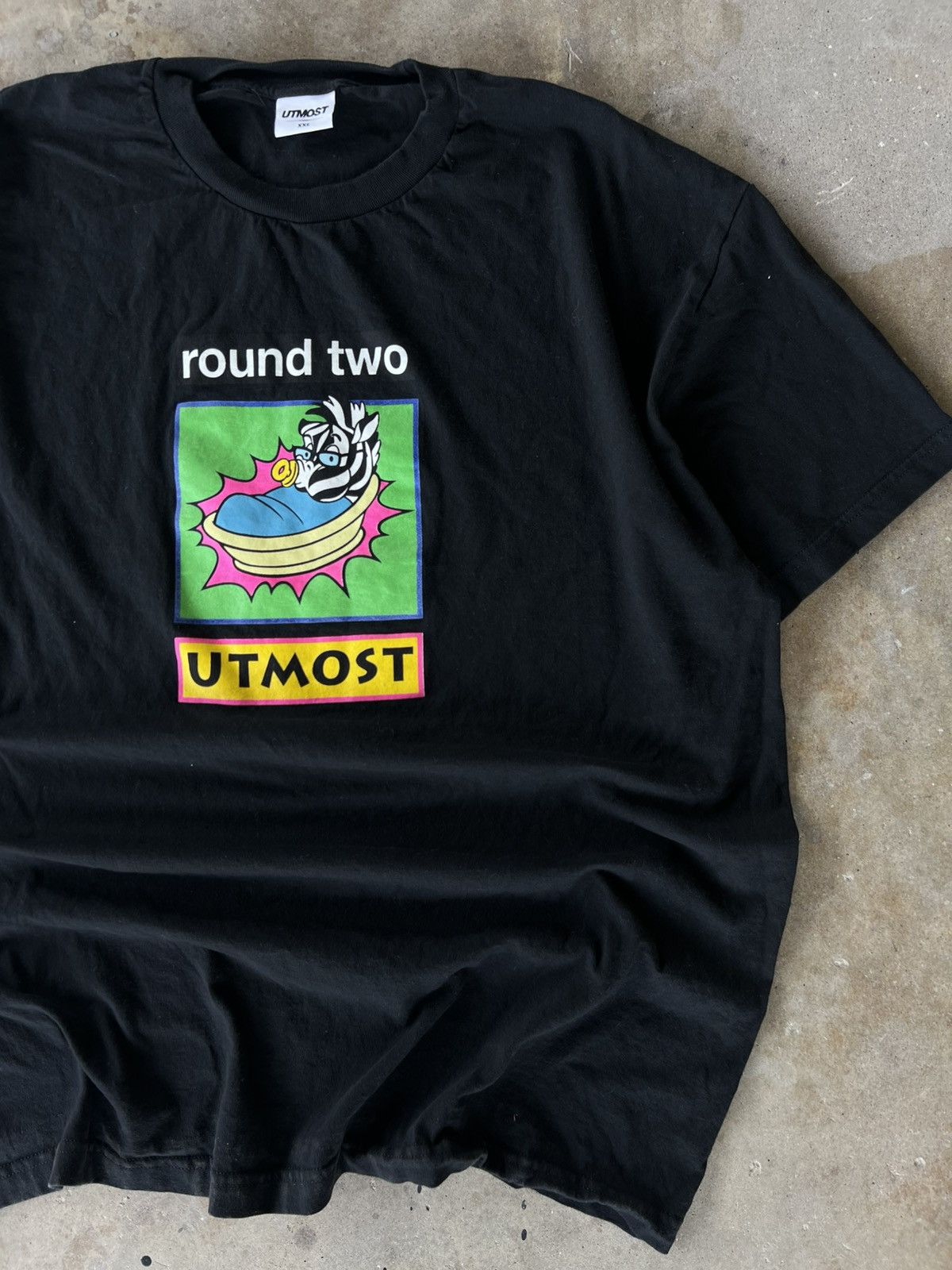 Round Two Vintage Utmost Round Two Collab Skate T Shirt Size US XXL / EU 58 / 5 - 1 Thumbnail