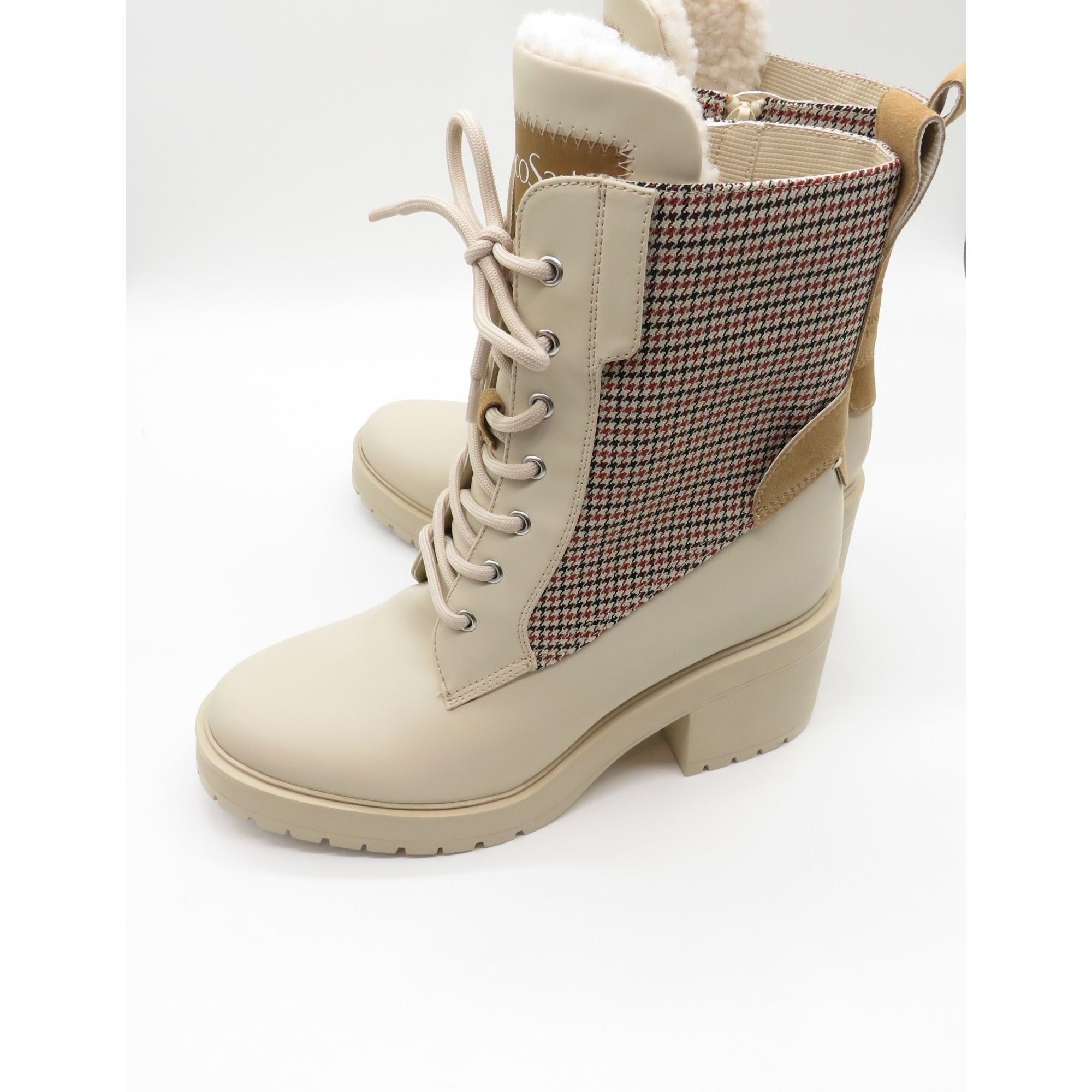 Franco Sarto Franco Sarto Dizzy Women's Faux Fur Lined Lace-Up Winter Boo Size US 9 / IT 39 - 3 Thumbnail