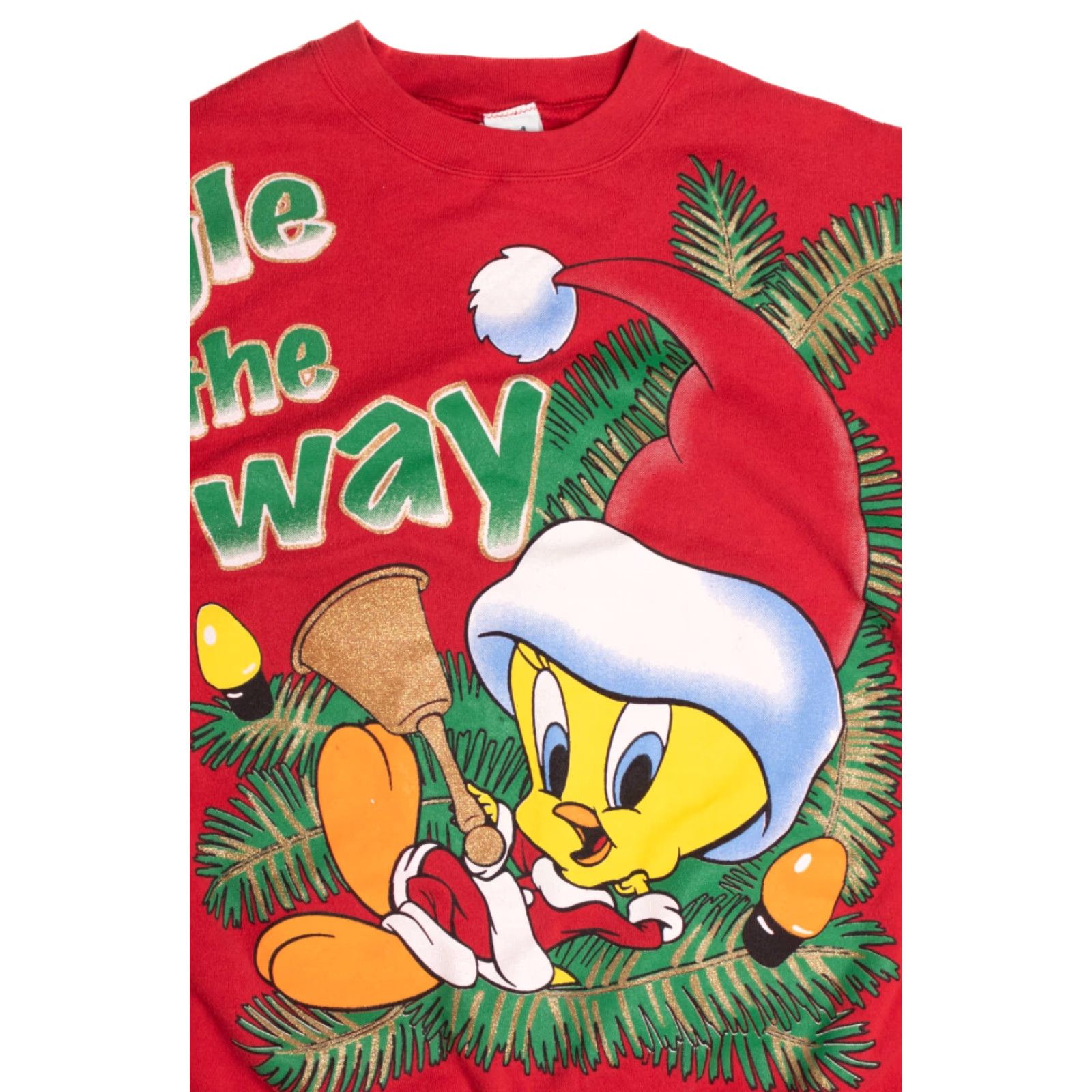 Vintage VINTAGE Tweety Bird Ugly Christmas Sweatshirt Size XXL / US 16-18 / IT 52-54 - 2 Thumbnail