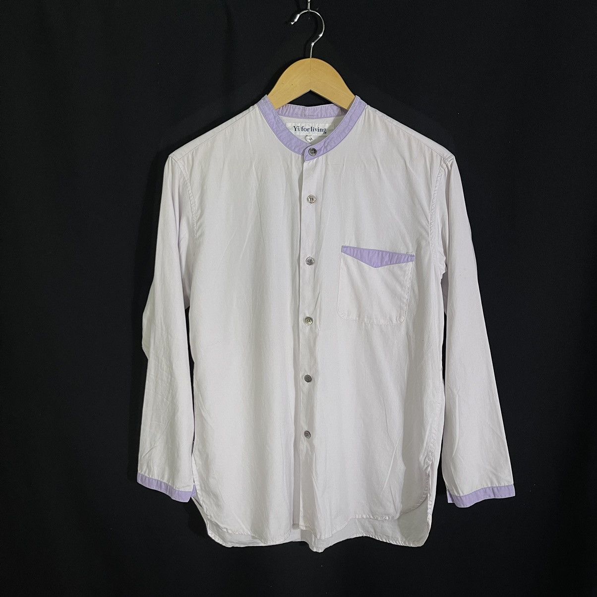 Yohji Yamamoto Vintage Y’s For Living by Yohji Yamamoto Shirt Size US M / EU 48-50 / 2 - 2 Thumbnail