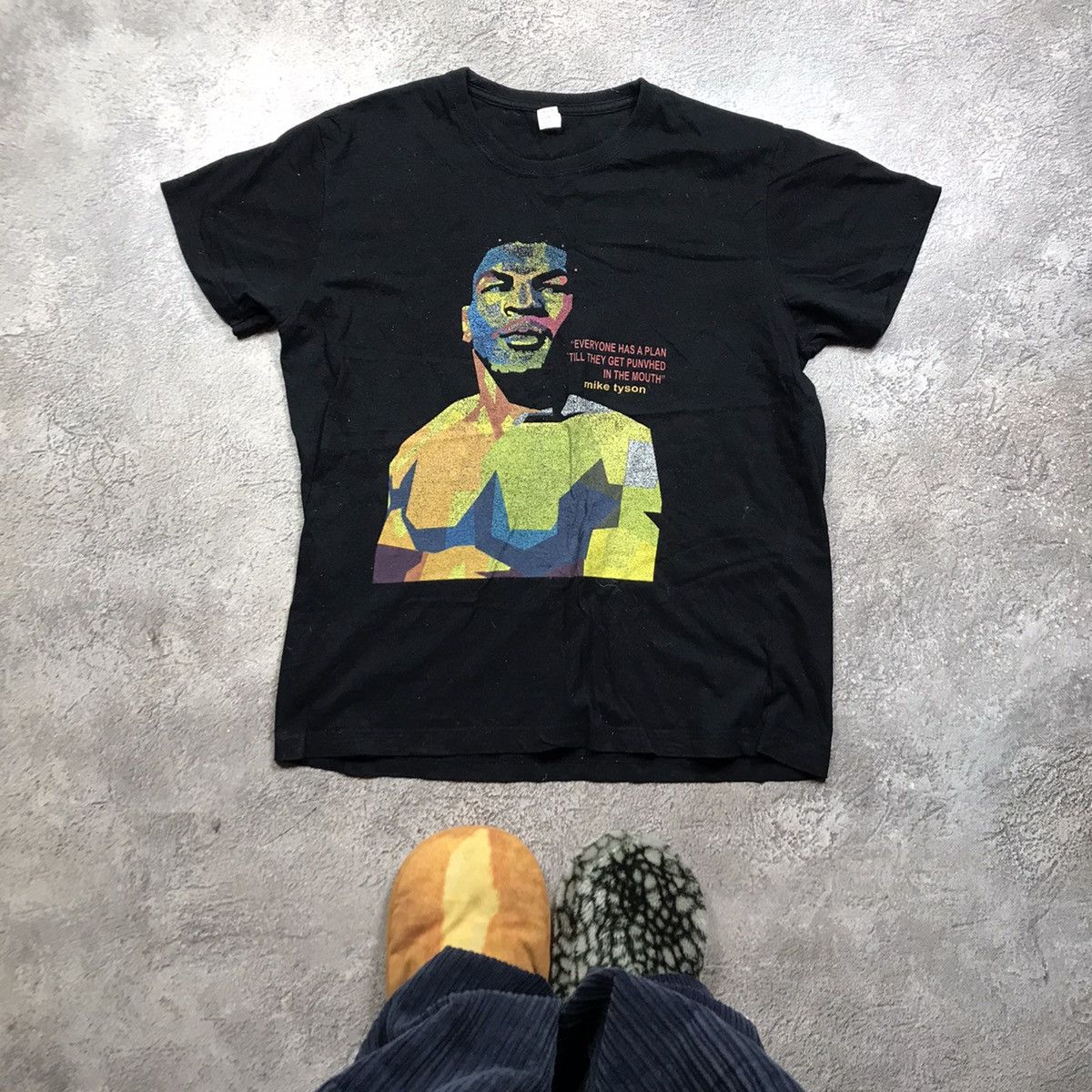 Vintage Vintage 90s Mike Tyson Graphic Tee Streetwear Swag Faded M Size US M / EU 48-50 / 2 - 1 Thumbnail
