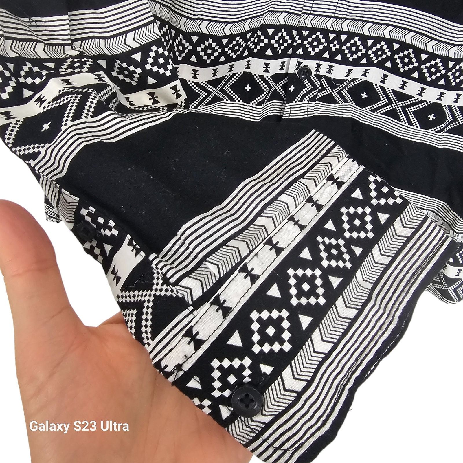 Levi's Levis Men Norte Geo-Stripe Southwestern Aztec Button Shirt M Size US M / EU 48-50 / 2 - 5 Thumbnail