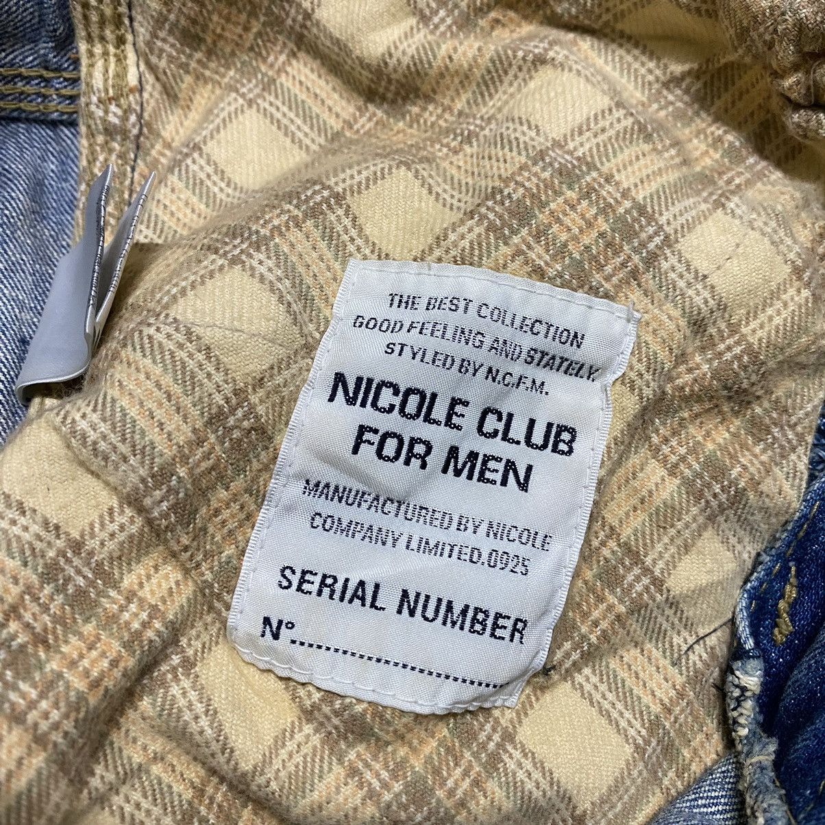 Nicole Club NCFM Denim Twin Flap Snake Patern Flare Jeans Size US 28 / EU 44 - 16 Thumbnail