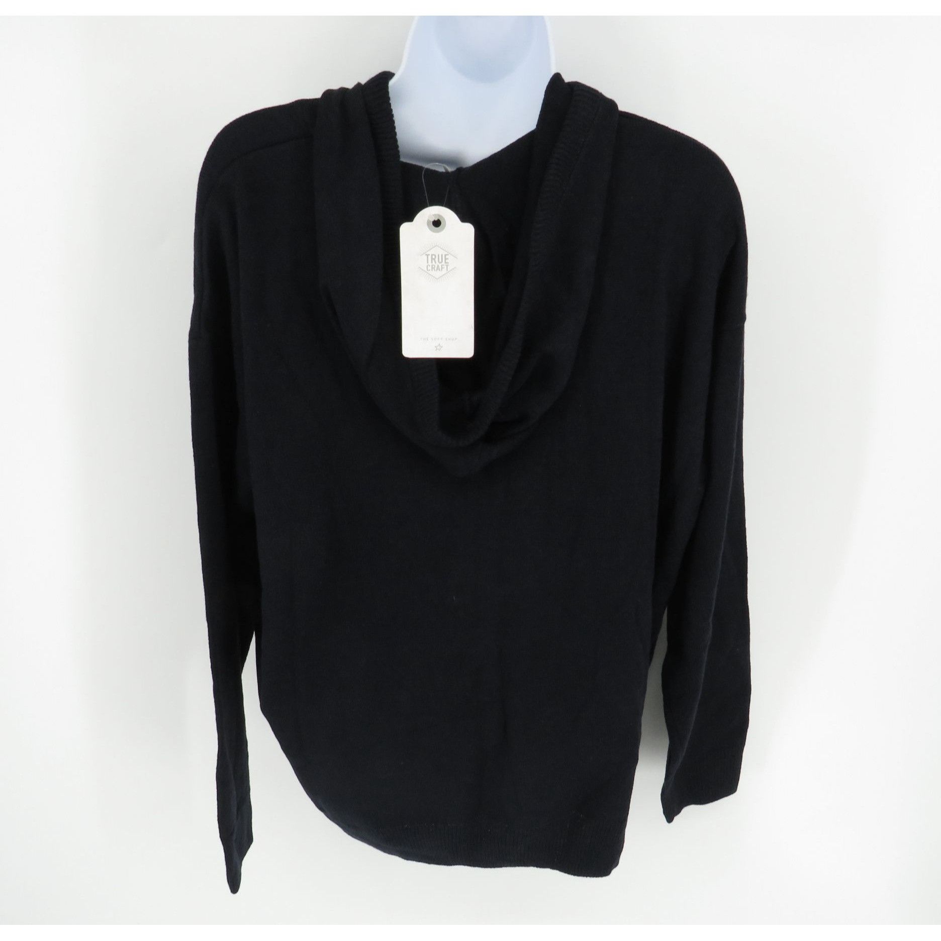 Other True Craft Women's Blue Hooded Pullover Sweater Large Long S Size L / US 10 / IT 46 - 5 Thumbnail