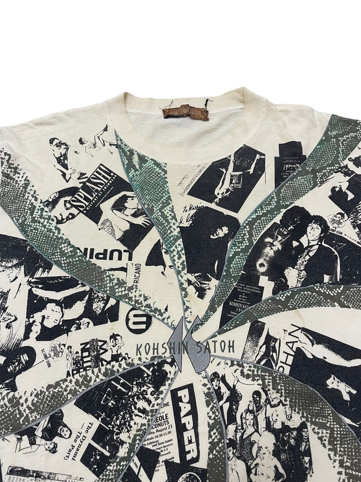 Vintage KOSHIN SATOH PAPER Phototee Longsleeve T-shirt