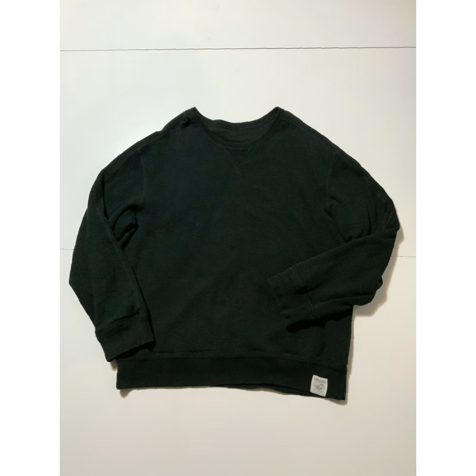 Polo Ralph Lauren Polo Ralph Lauren Reversible Waffle-Knit Thermal Pony Crewneck Sweatshirt Sz.XXL Mens Black Pullover Night Black/White Pony Logo, 2XL Size US XXL / EU 58 / 5 - 2 Thumbnail