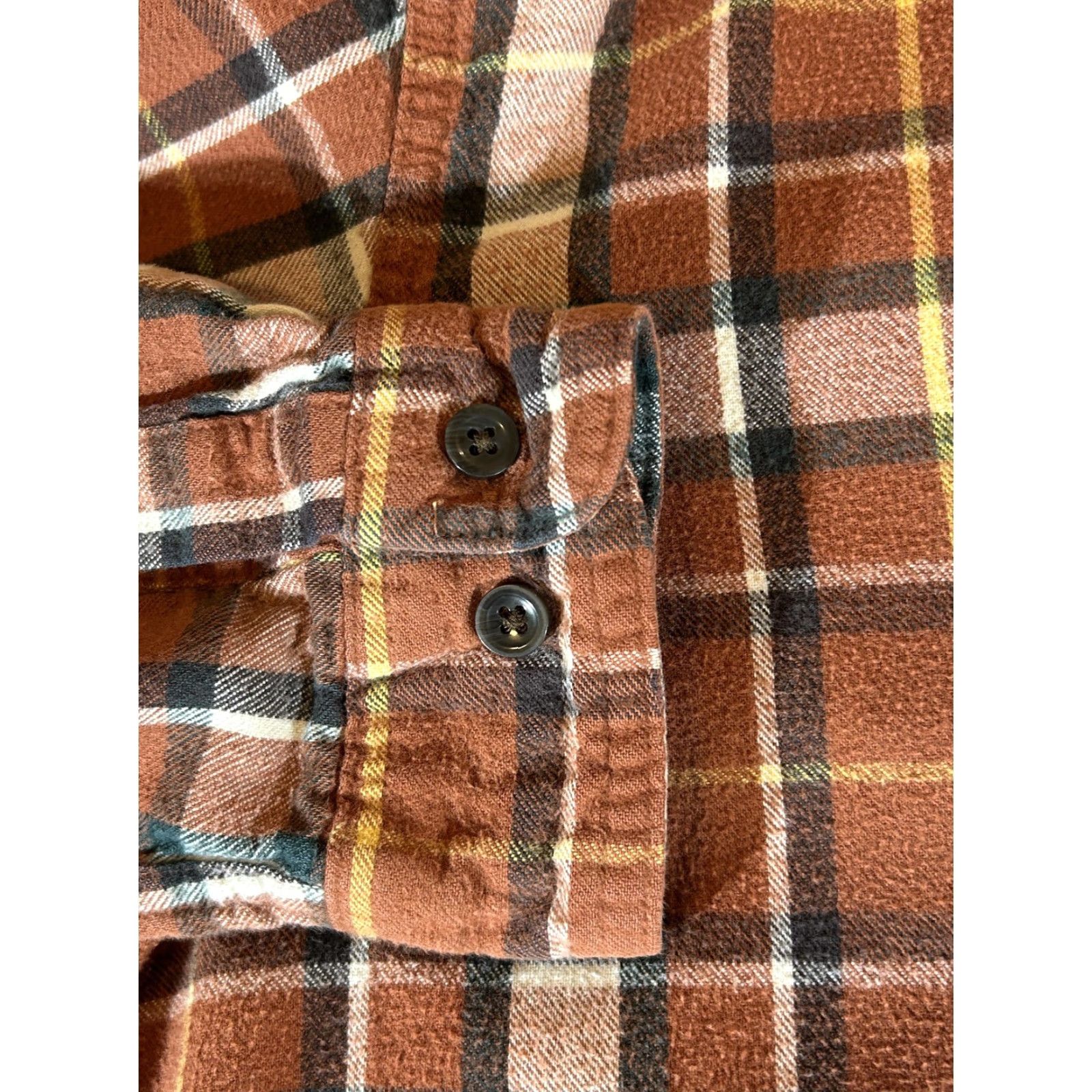 Vintage VINTAGE LL Bean Flannel Shirt Men M Brown Plaid Button Long Sleeve Workwear Outdoor Size US M / EU 48-50 / 2 - 3 Thumbnail