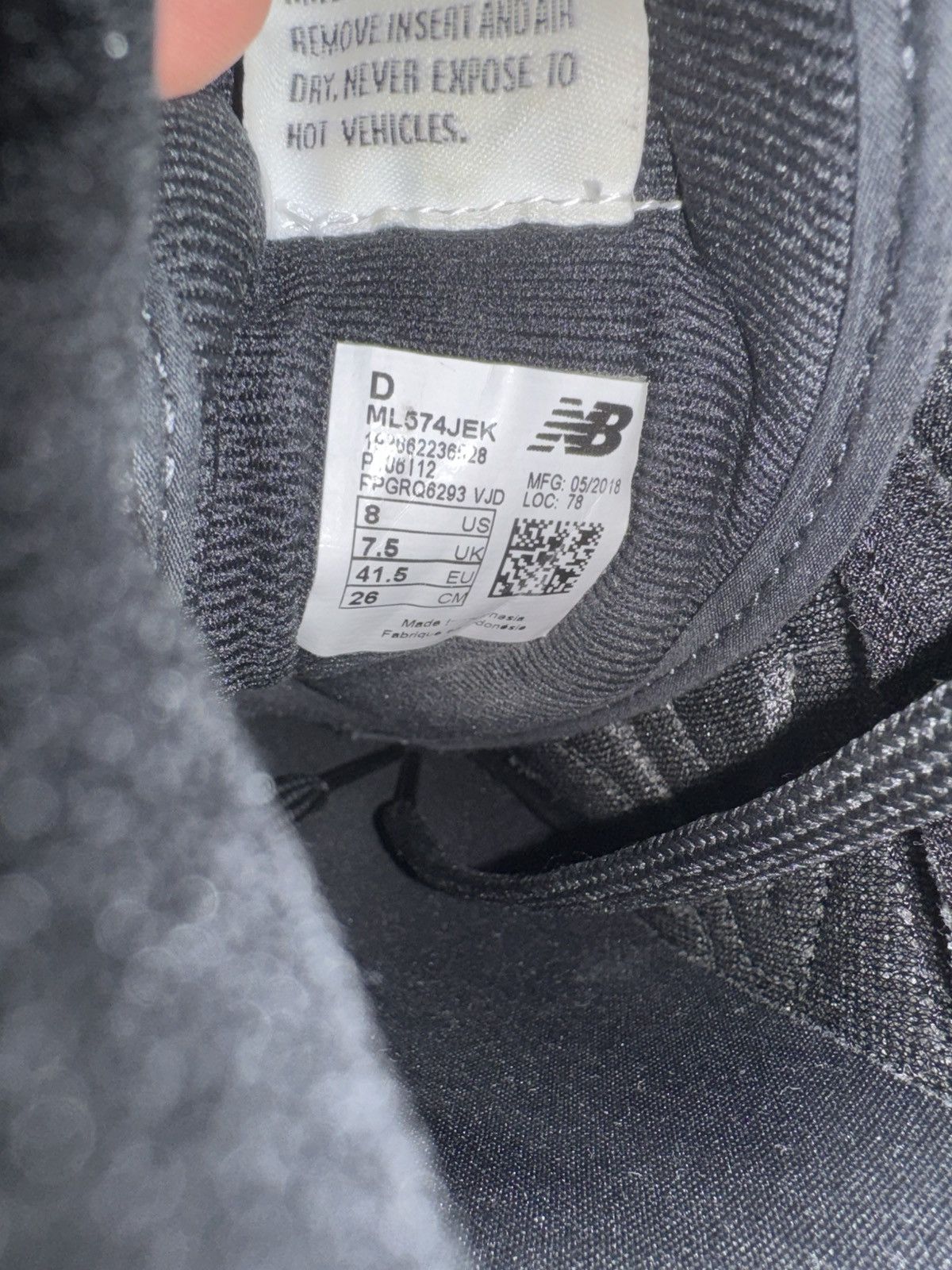 Comme des Garcons × Junya Watanabe × New Balance eYe Comme des Garcons Junya Watanabe x New Balance 574 Size US 8 / EU 41 - 4 Thumbnail