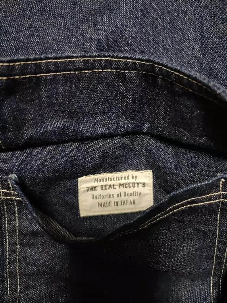 The Real McCoy's The Real McCoy Navy Deck Original Denim Hooded Jacket Size US M / EU 48-50 / 2 - 7 Thumbnail