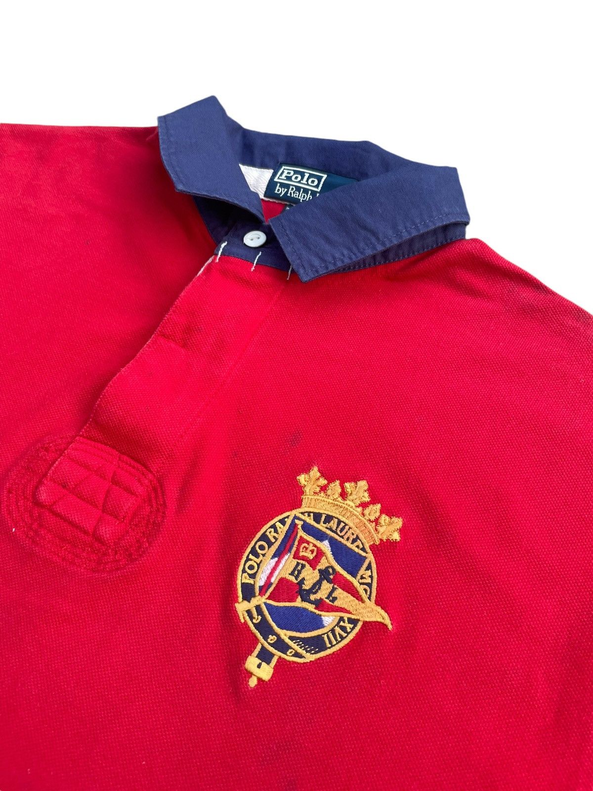 Designer Vintage Polo Ralph Lauren Rugby Polo Size US L / EU 52-54 / 3 - 4 Thumbnail