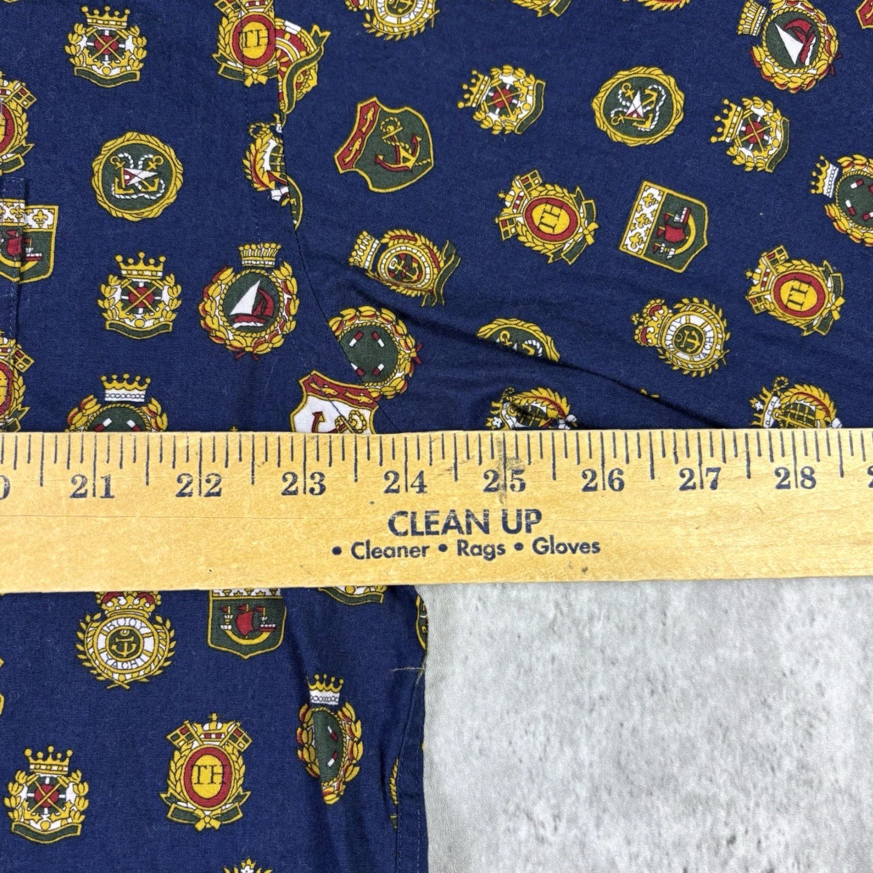 Tommy Hilfiger VINTAGE Tommy Hilfiger Shirt Button Up Sailor Flag Nautical Size Large 90s Size US L / EU 52-54 / 3 - 4 Thumbnail