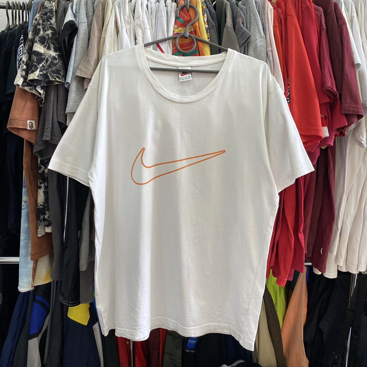 Other Vintage Rare Nike Big Swoosh 90’s Streetwear tee Size US L / EU 52-54 / 3 - 1 Thumbnail