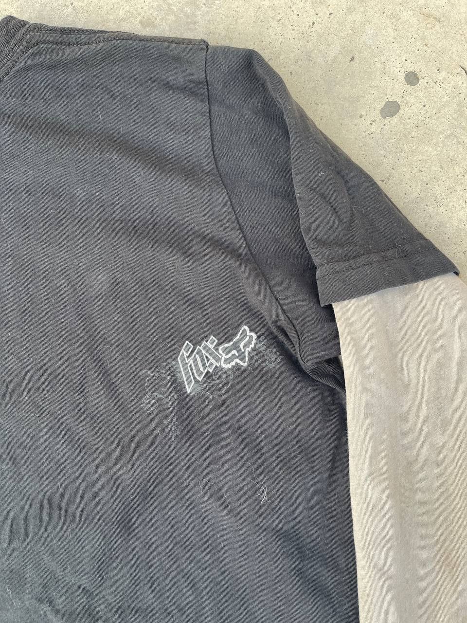 Fox Racing Distressed Vintage Y2K Fox Racing Double Layer Tees Size US XS / EU 42 / 0 - 5 Thumbnail