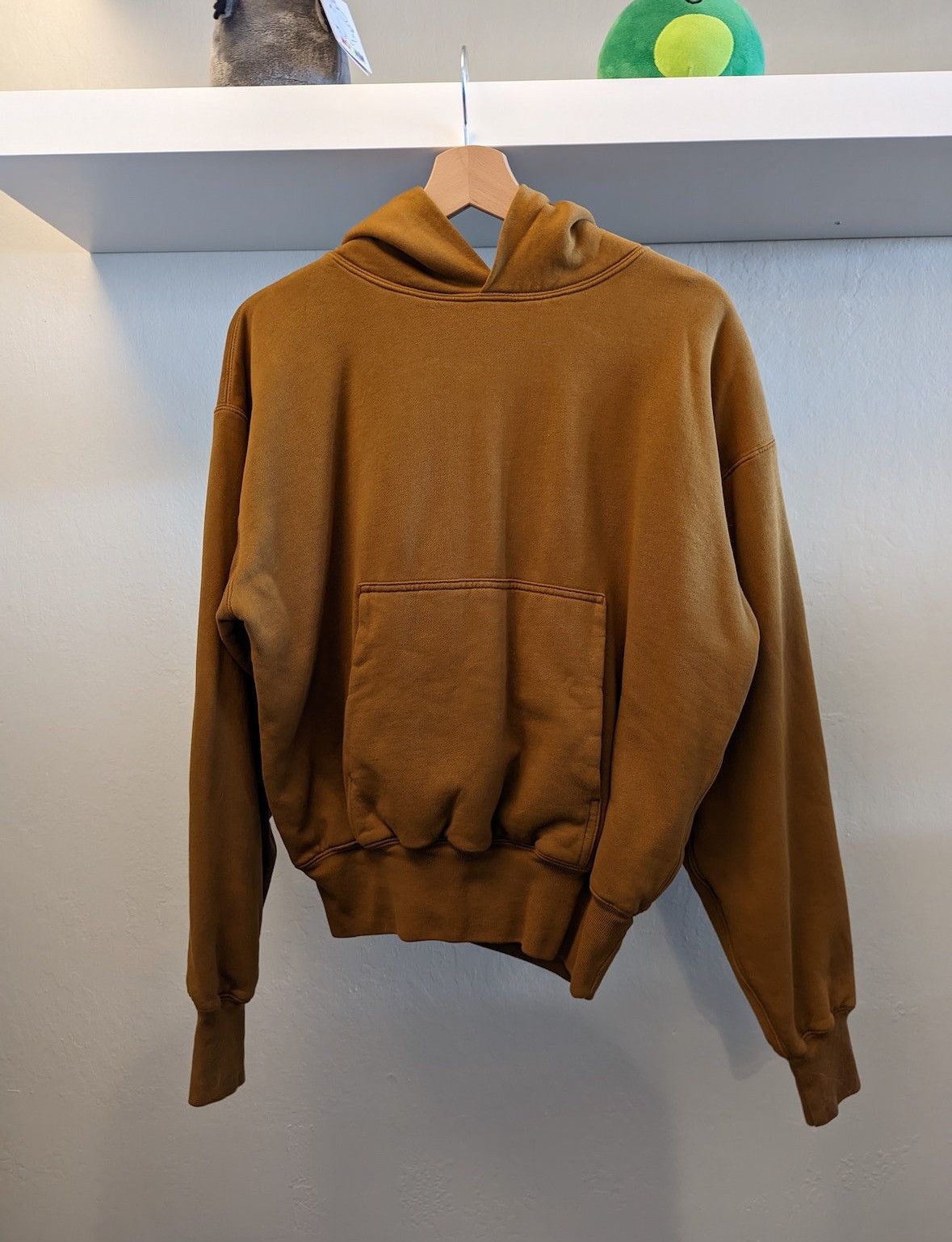 image of Adidas x Yeezy Season Yeezy Gap Hoodie in Light Brown, Men's (Size XS)