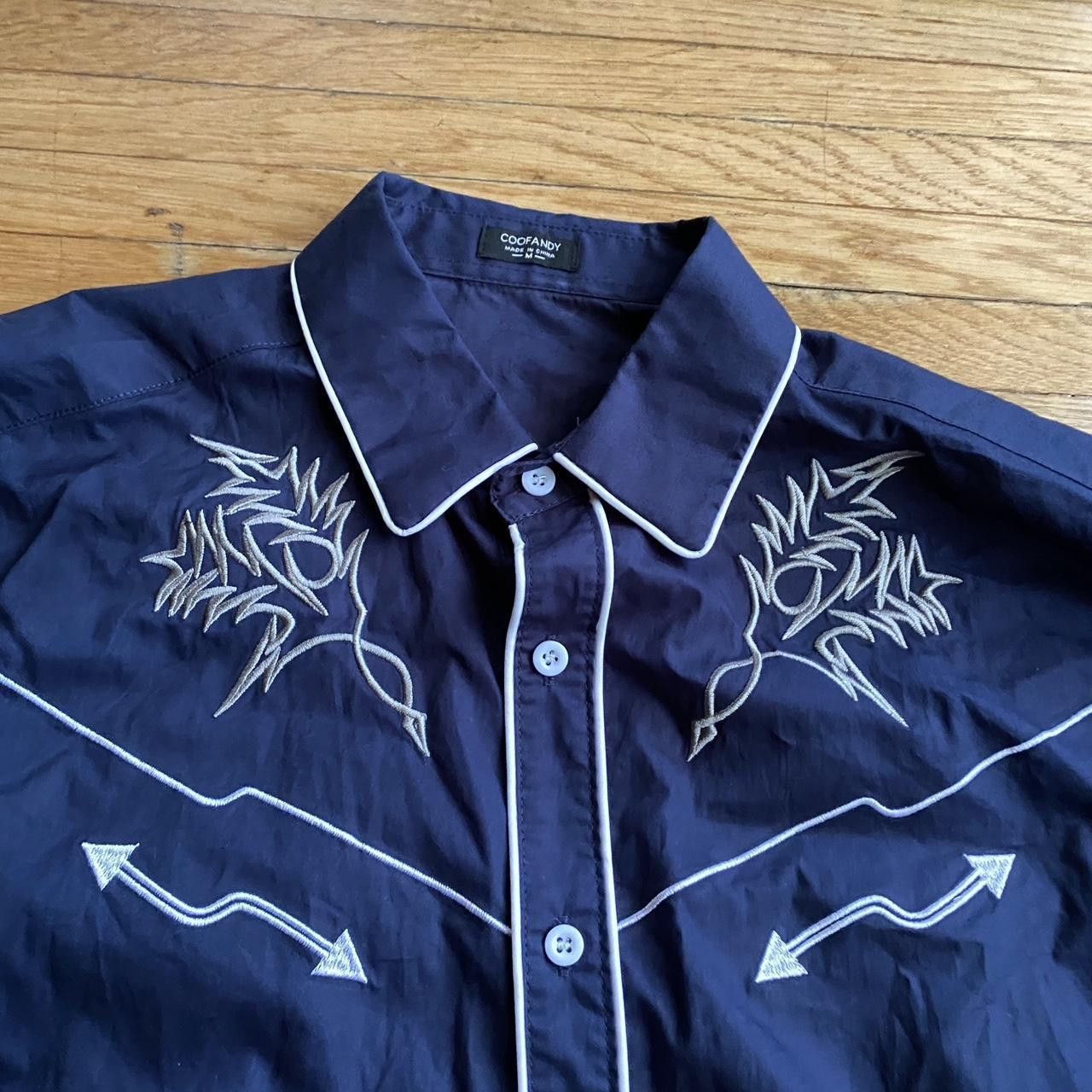 Other Coofandy embroidered windbreaker button down Size US M / EU 48-50 / 2 - 2 Thumbnail