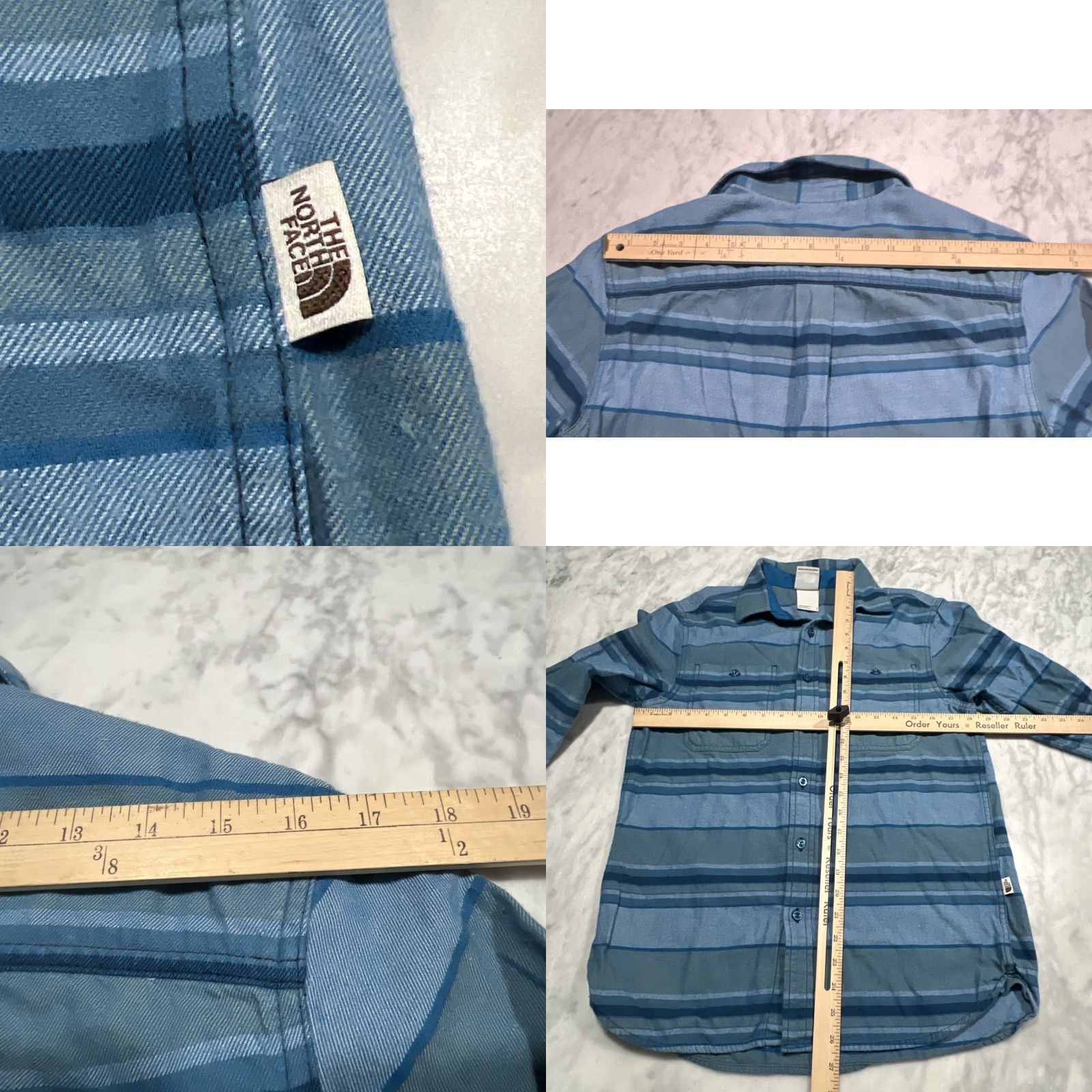 The North Face VINTAGE The North Face Flannel Shirt Men Small Blue Stripes Brown Label Outdoor Shirt Men Small Blue Stripes Brown Label Outdoor Size US S / EU 44-46 / 1 - 8 Thumbnail