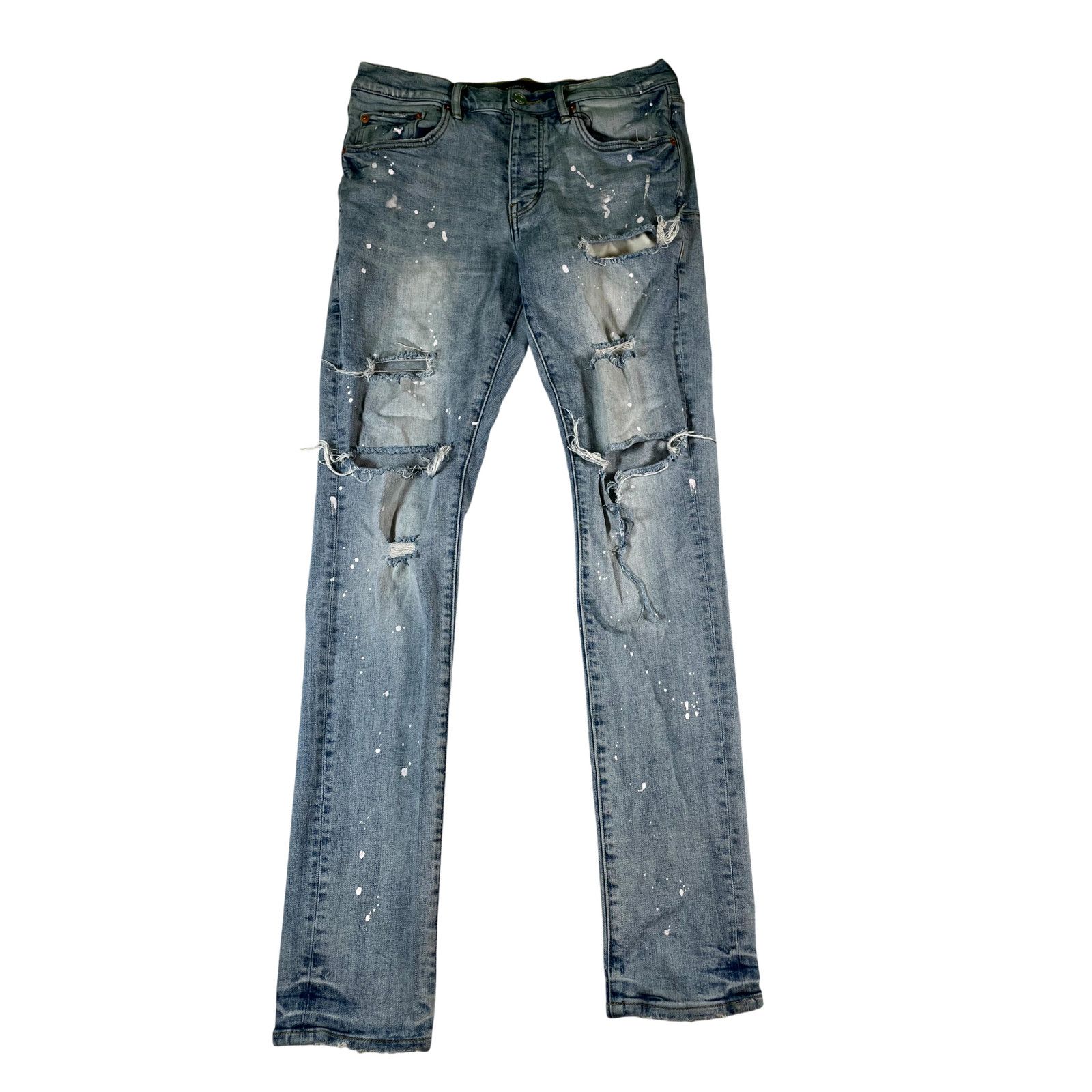 Purple Brand Purple Brand Light Wash Jeans Size US 32 / EU 48 - 1 Thumbnail