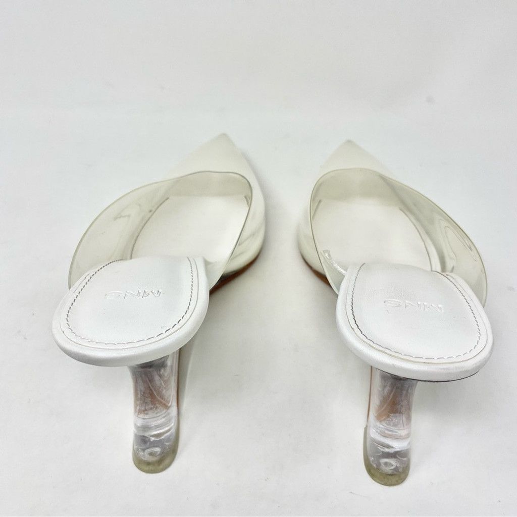 Mango Mango Transparent Vinyl Pointy Toe Sculptural Wedge Shoes 39 Size US 8 / IT 38 - 8 Thumbnail