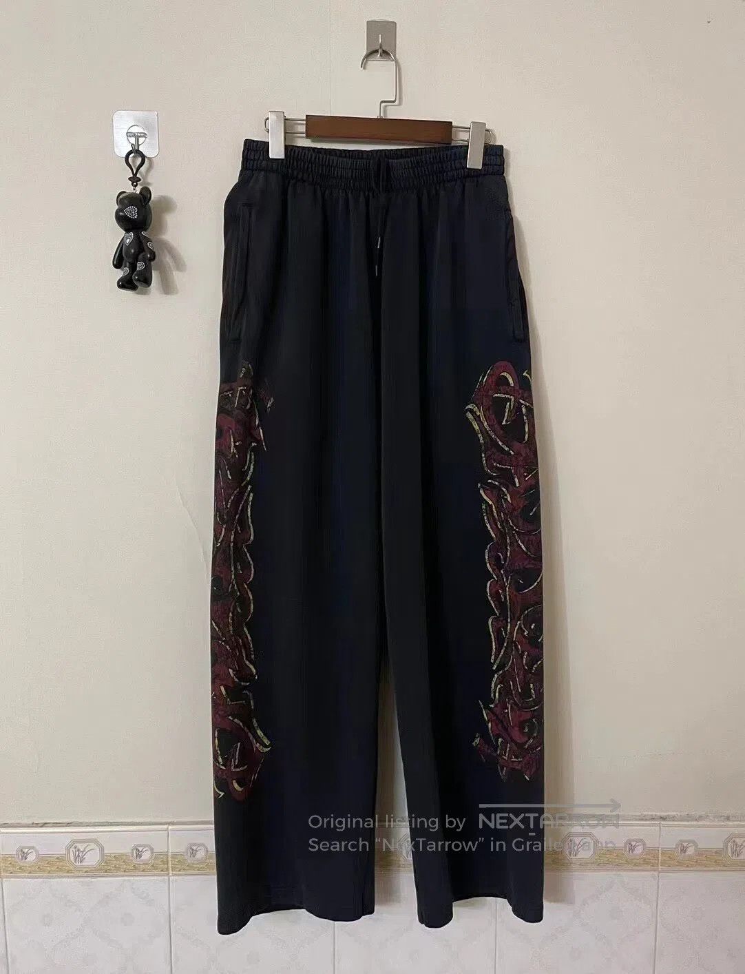 Balenciaga Balenciaga Flame print distressed casual pants| Size 27" / US 4 / IT 40 - 1 Thumbnail