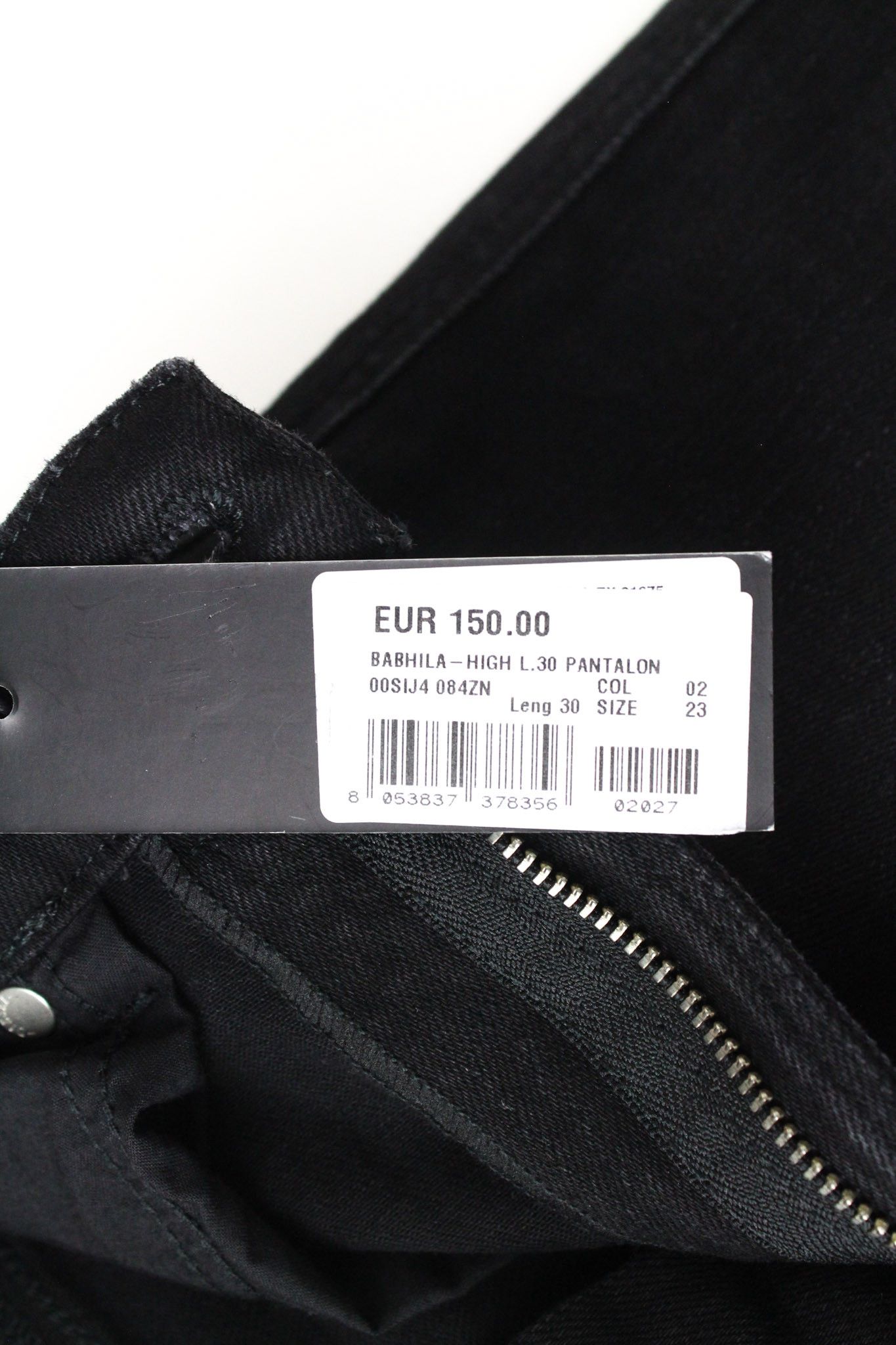 Diesel BABHILA-HIGH 084ZN W32/L30 Black Stretch Jeans 70231 Size 32" / US 10 / IT 46 - 6 Thumbnail