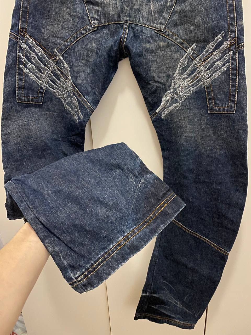 Grailed Archive Bray Jeans Detroit skeleton hands Denim Size US 31 - 4 Thumbnail