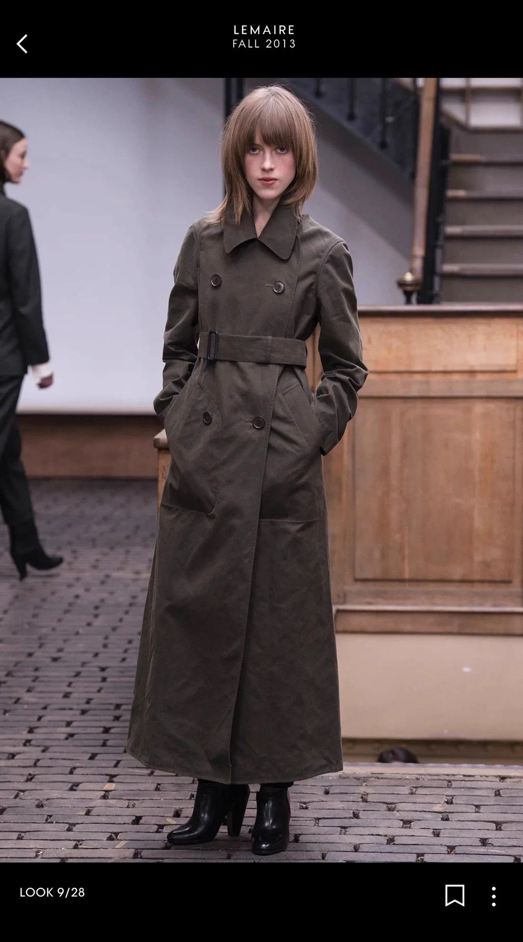 Lemaire LEMAIRE 2013AW Minimalist Military Runway Overcoat Size S / US 4 / IT 40 - 3 Thumbnail