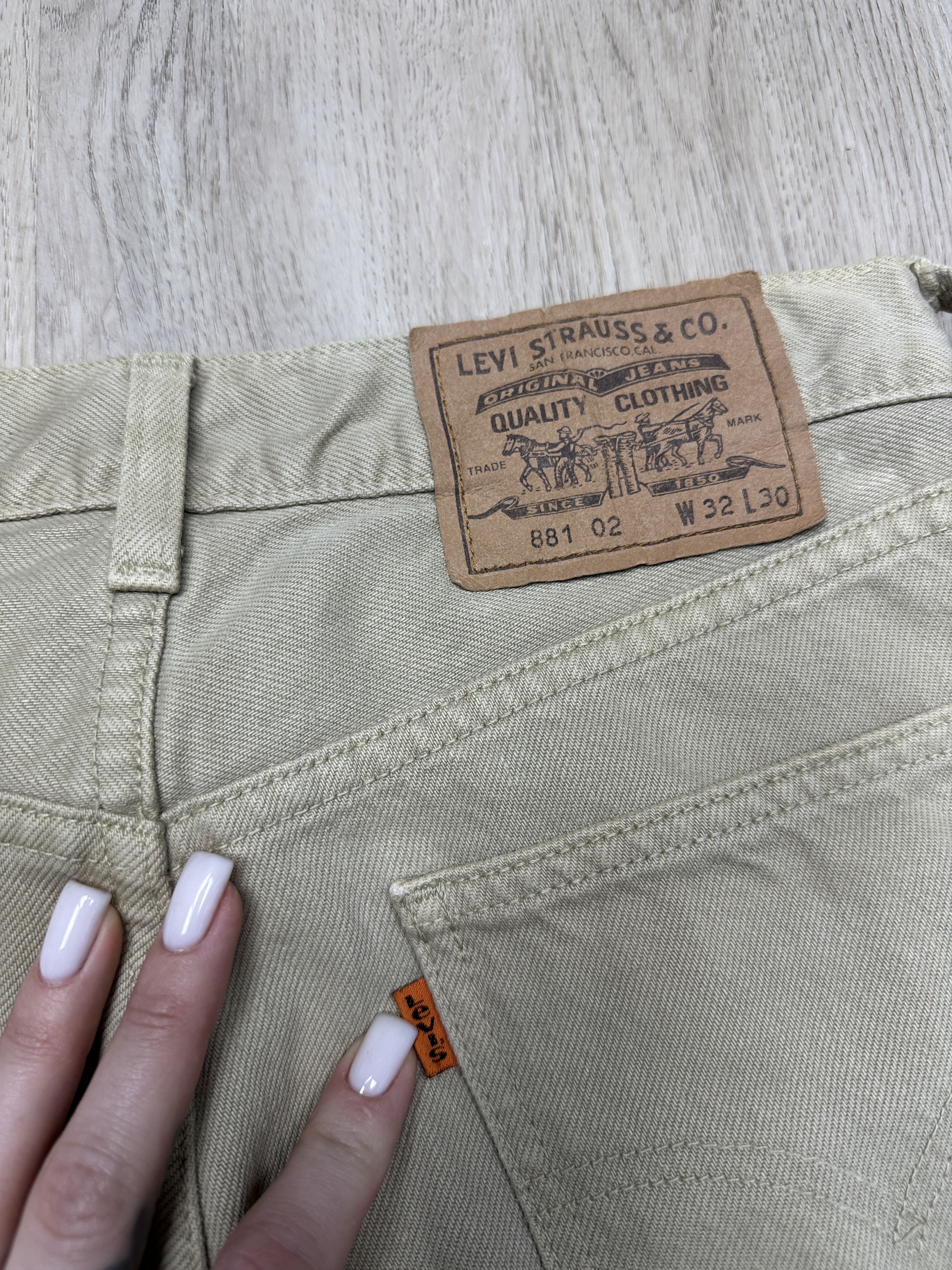 Levi's Levi's 881 90s Vintage Orange Tab Denim Pants Jeans Size US 32 / EU 48 - 3 Thumbnail