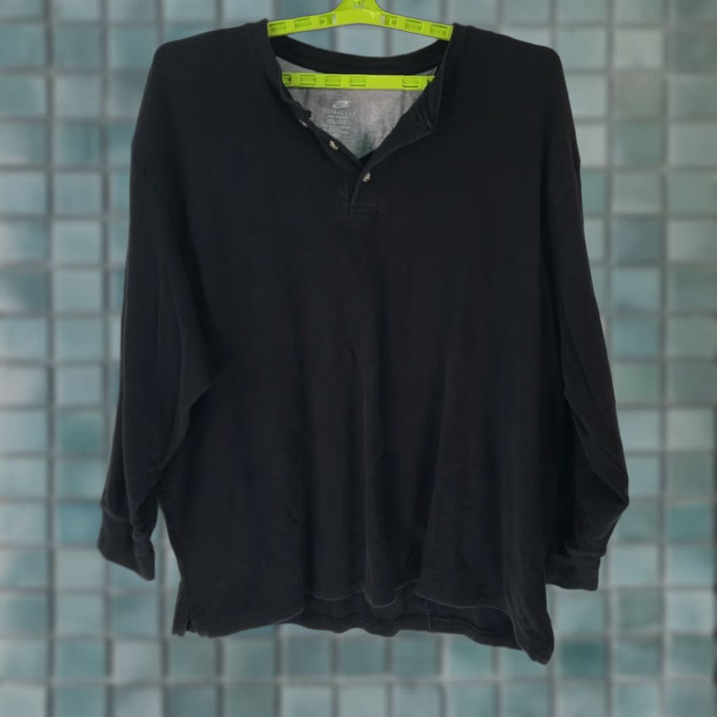 Vintage **Ultra Club Mens Black Mini Thermal T Shirt Size 3XL** User: **Ultra Club Mens 3XL Black Mini Thermal T-Shirt** Size US XXL / EU 58 / 5 - 1 Thumbnail