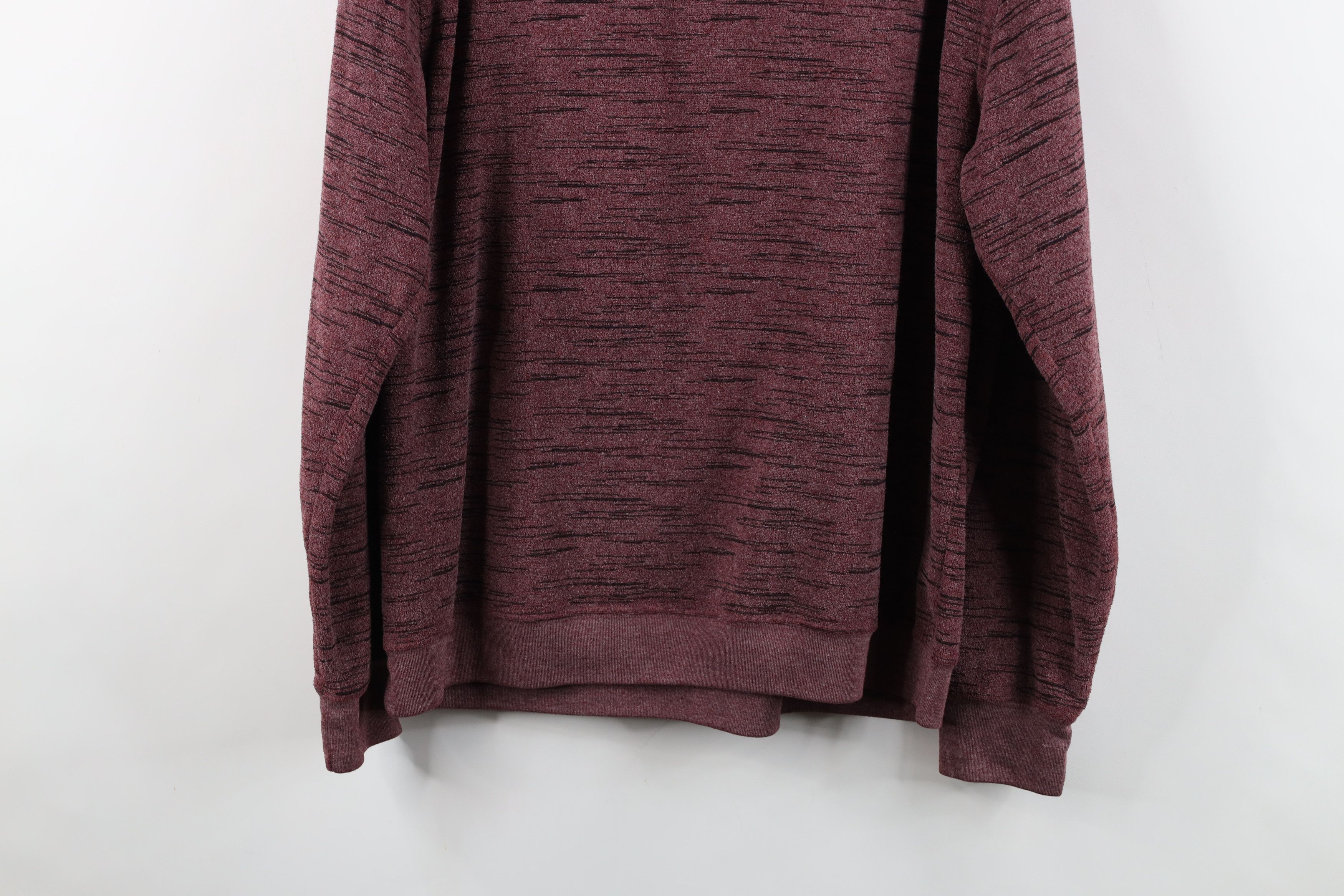 Vintage Vintage 90s Streetwear Fleck Fleece Collared Sweatshirt Size US XL / EU 56 / 4 - 13 Thumbnail