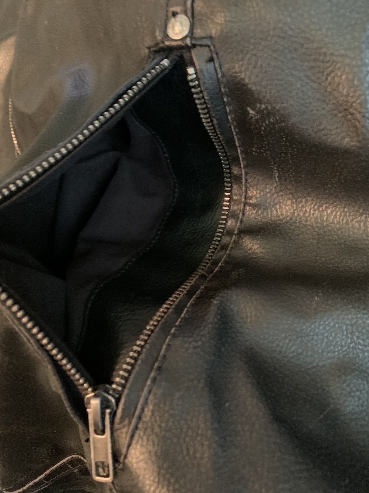Black Rivet BlackRivet Leather Jacket Streetwear Fashion Opium Vintage Size US XXL / EU 58 / 5 - 3 Thumbnail