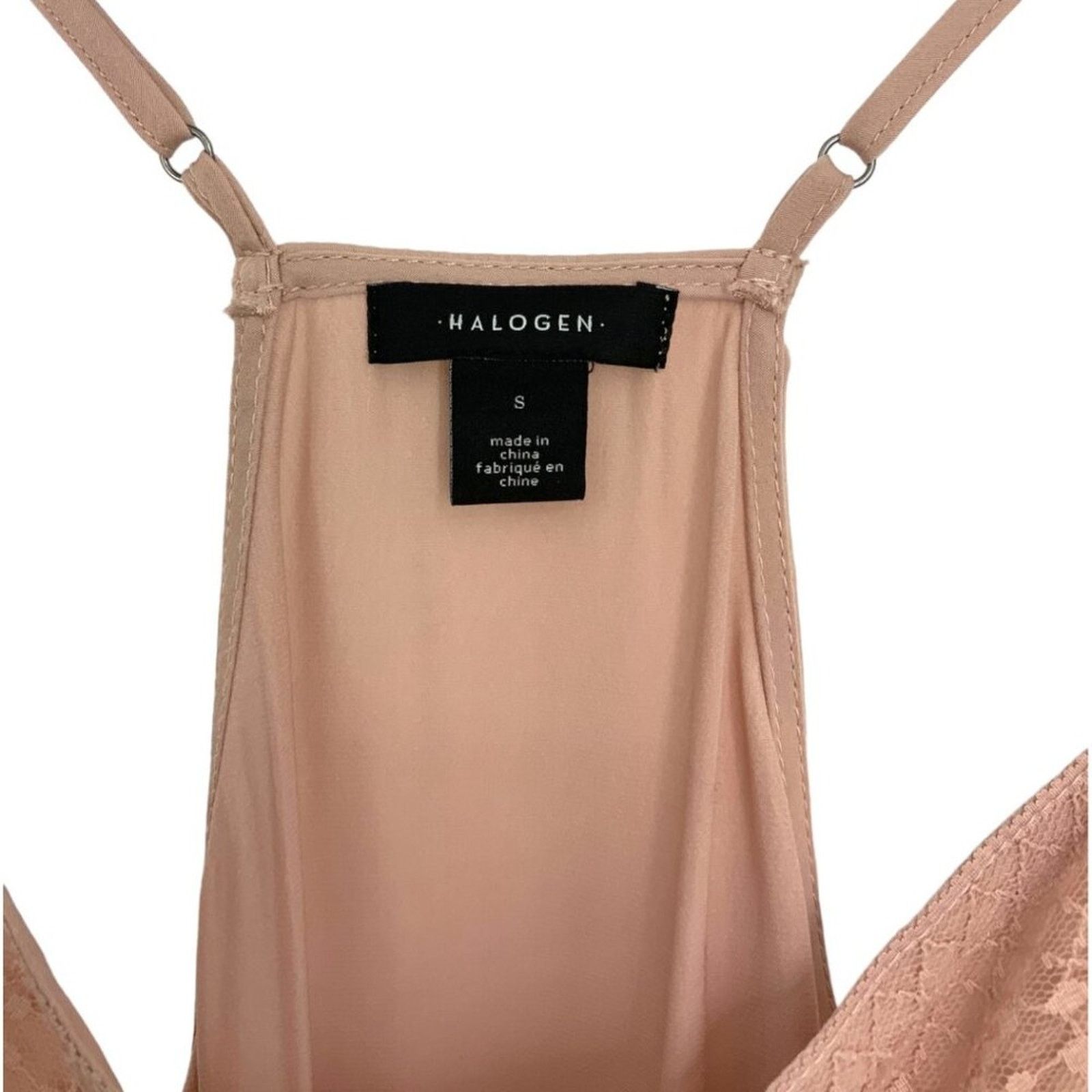 Other Halogen Lace Trim Racerback Cami Pink Sz Small NWOT $39 MSRP Size S / US 4 / IT 40 - 4 Thumbnail
