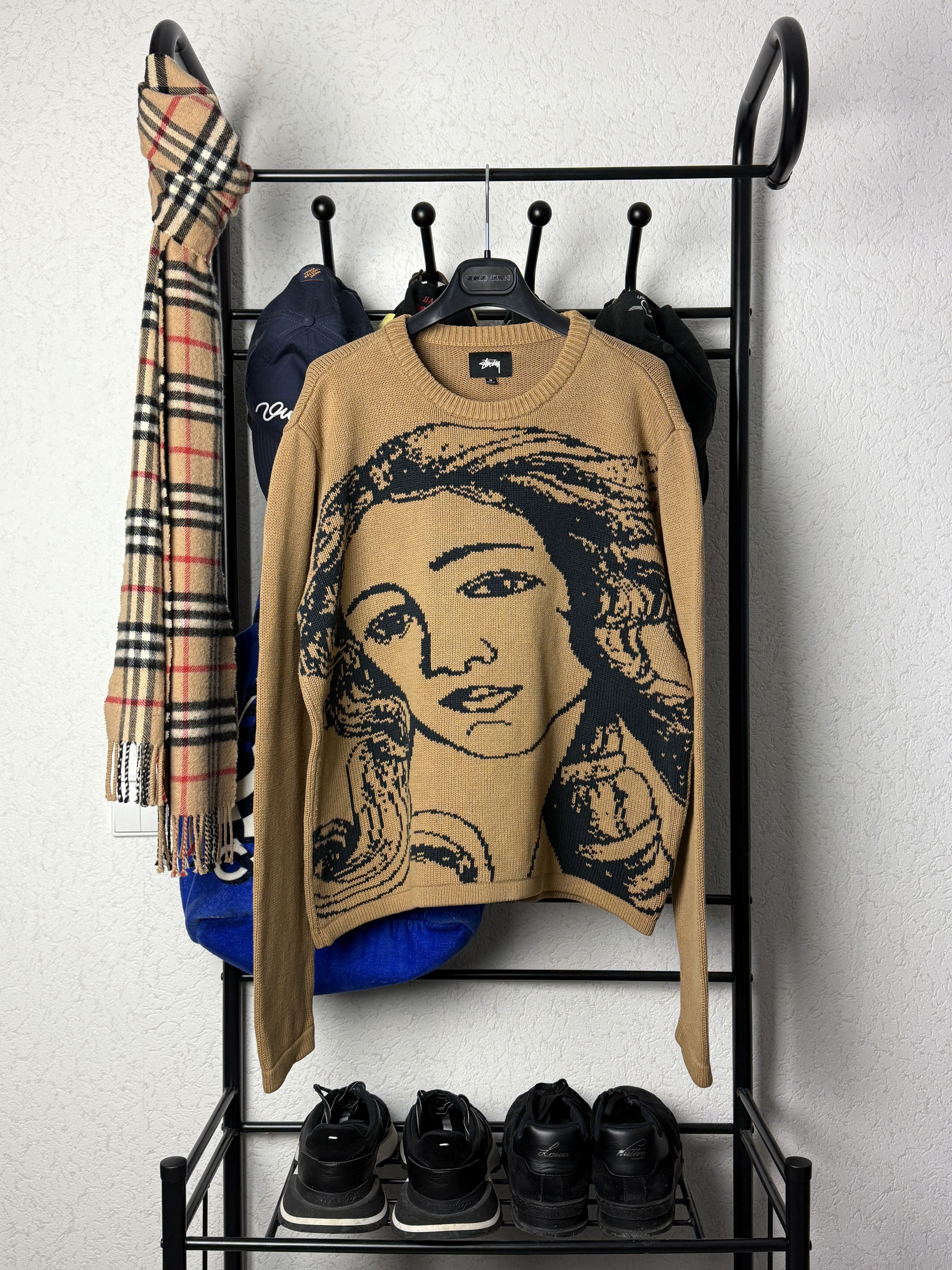 Stussy Stussy Venus graphic knit sweater Size US L / EU 52-54 / 3 - 1 Thumbnail