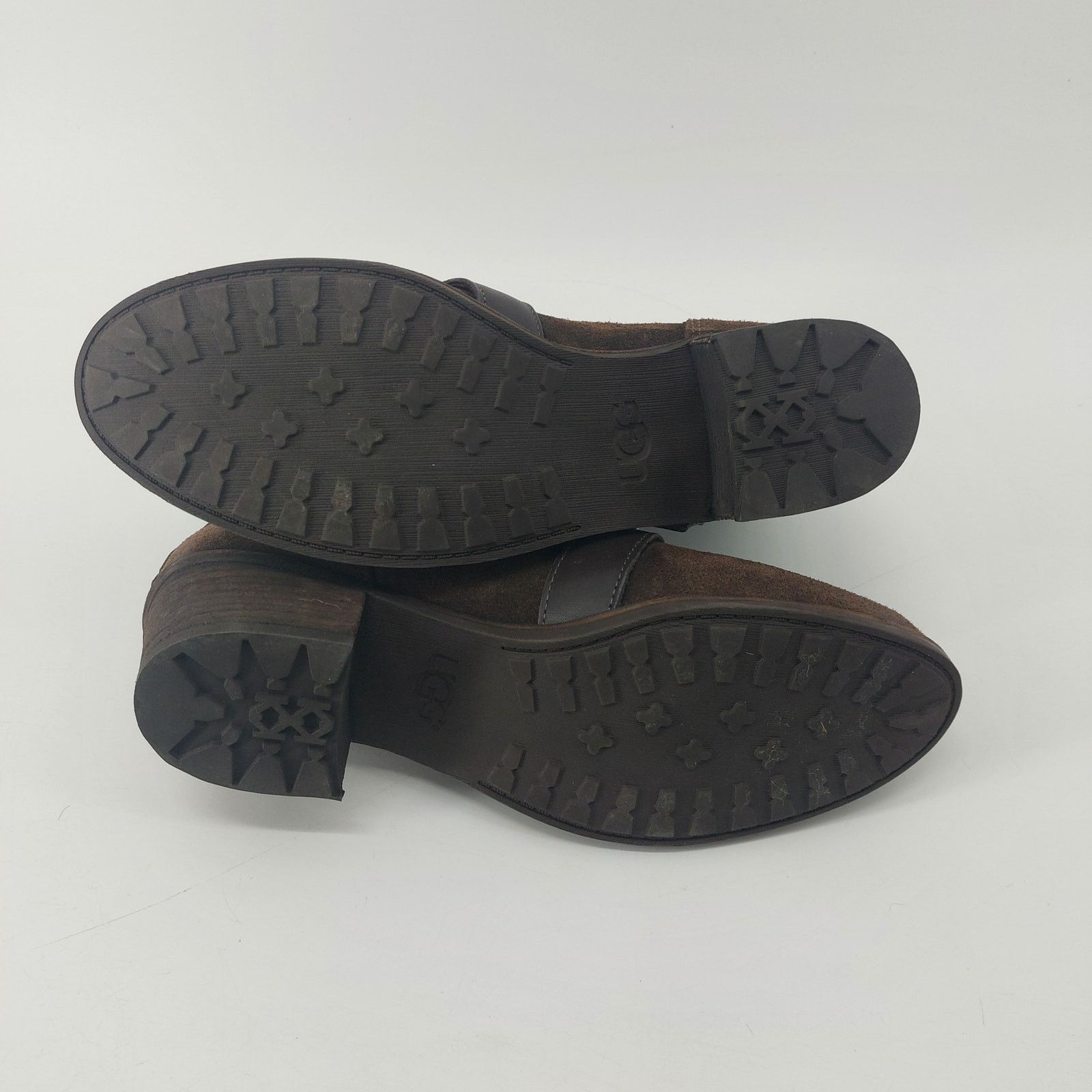 Ugg Ugg Wright Belted Brown Suede Leather Booties Womens Sz 8.5 Size US 8.5 / IT 38.5 - 12 Thumbnail