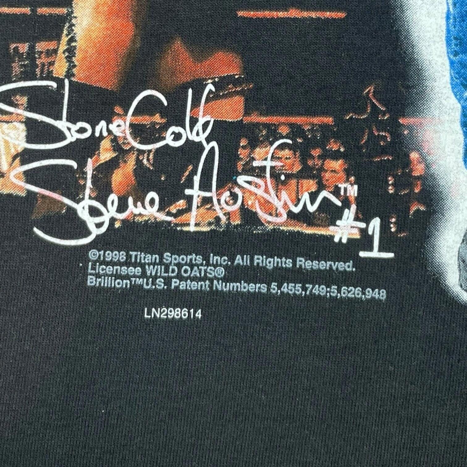 WWE 1998 Stone Cold WWE Talking Skull Tee Size US XL / EU 56 / 4 - 5 Thumbnail