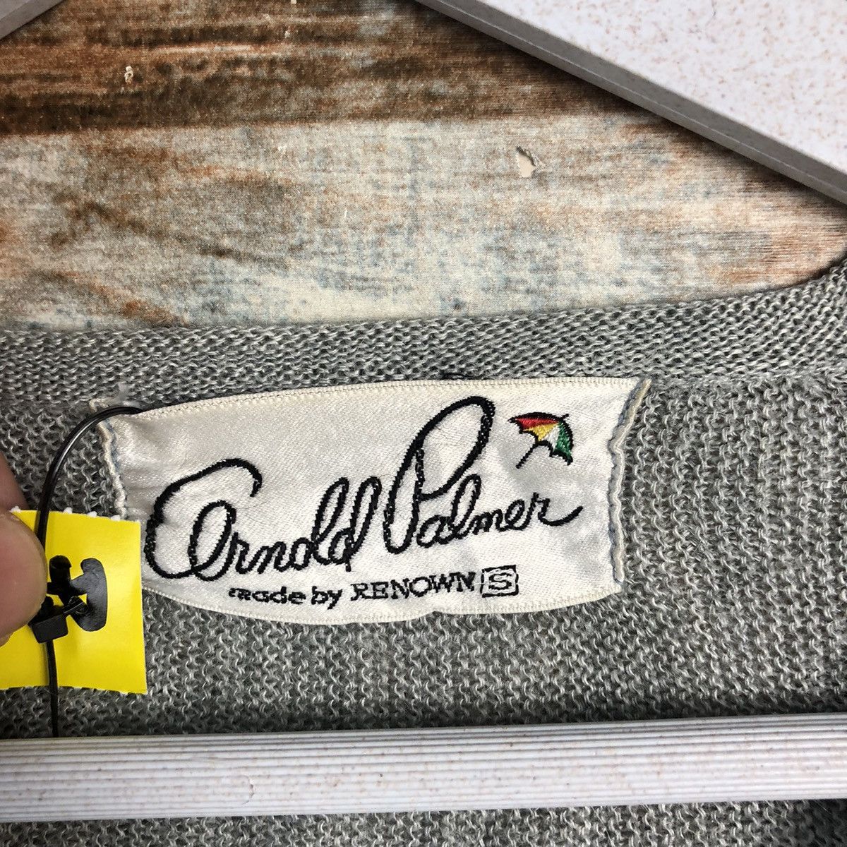 Homespun Knitwear × Japanese Brand Arnold Palmer vintage Grey Knitwear #A2044 Size S / US 4 / IT 40 - 11 Thumbnail